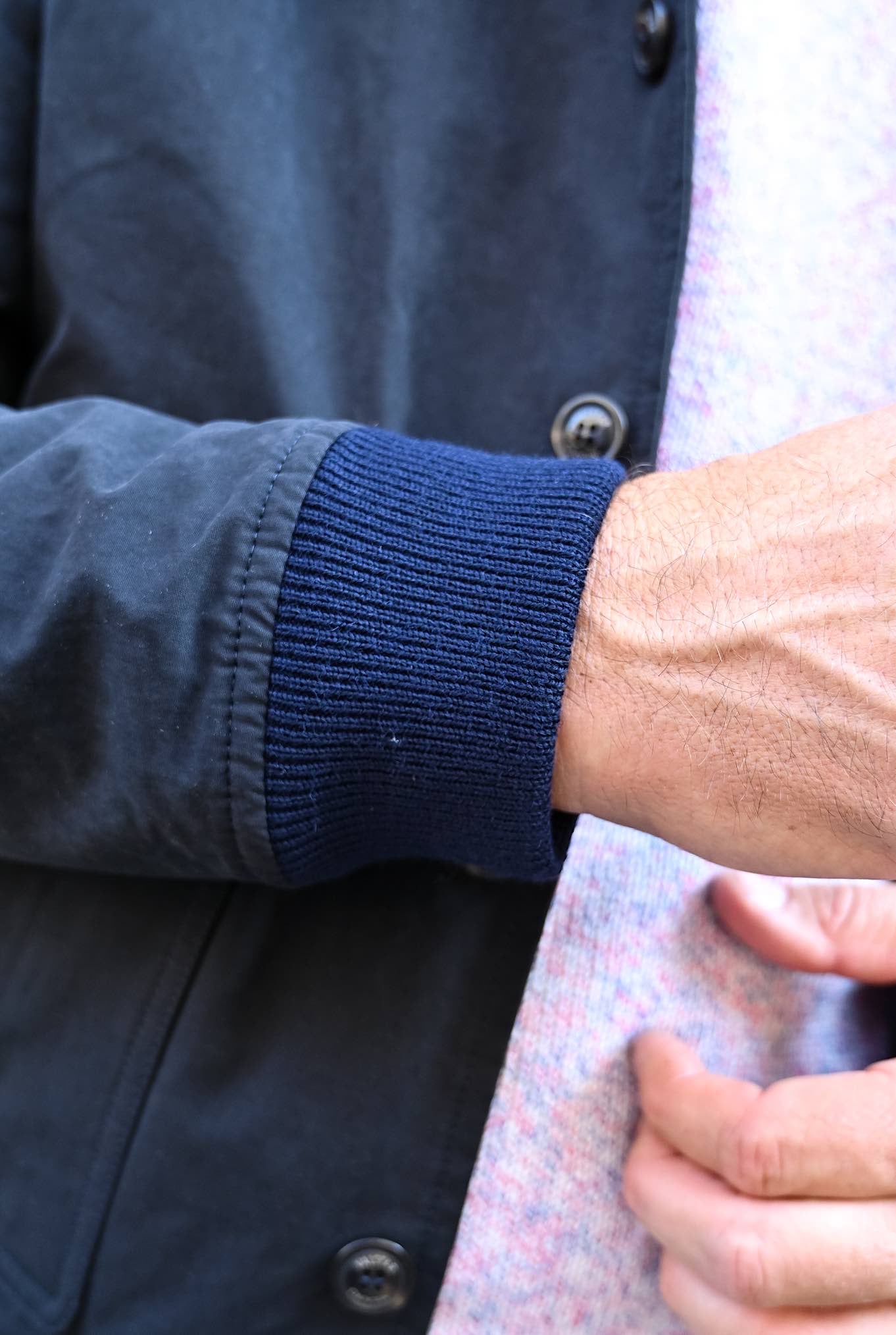 Valstarino Cotone Impermeabile Blu Navy - Guarino Store