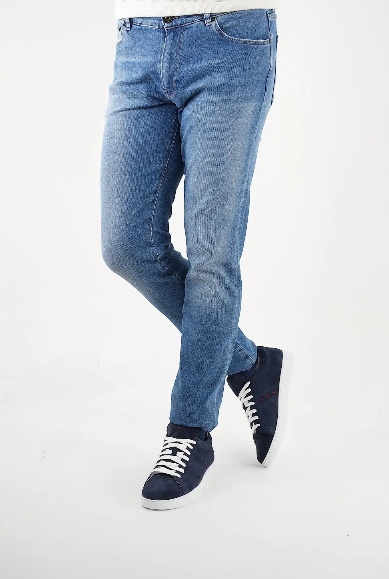 Jeans in Denim Chiaro - Guarino Store