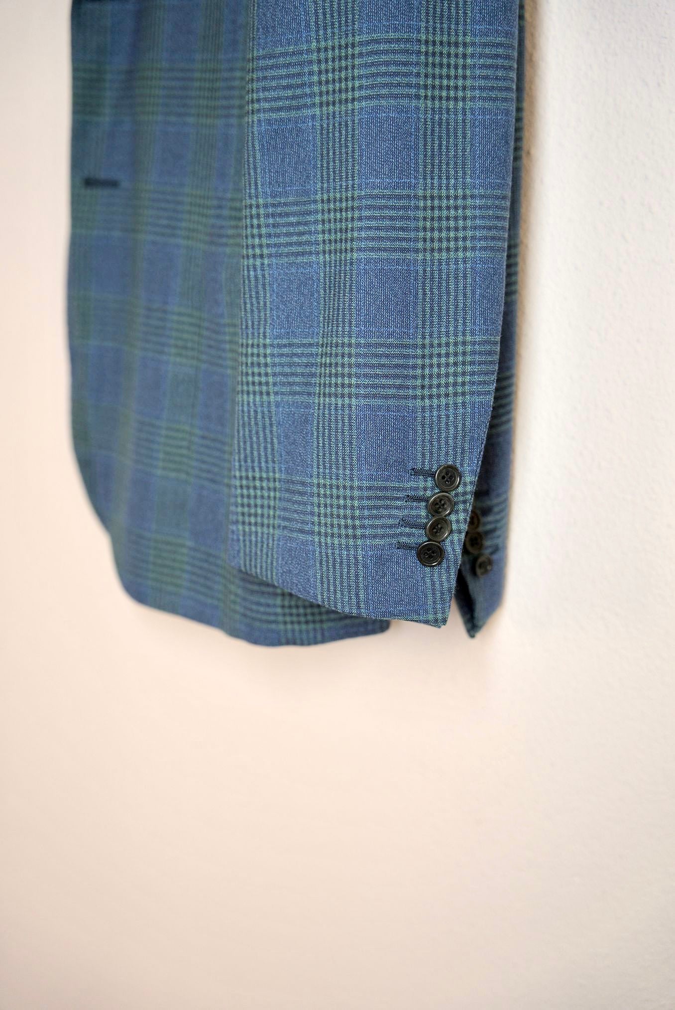 KITON Giacca Galles Cashmere Blu Verde - Guarino Store