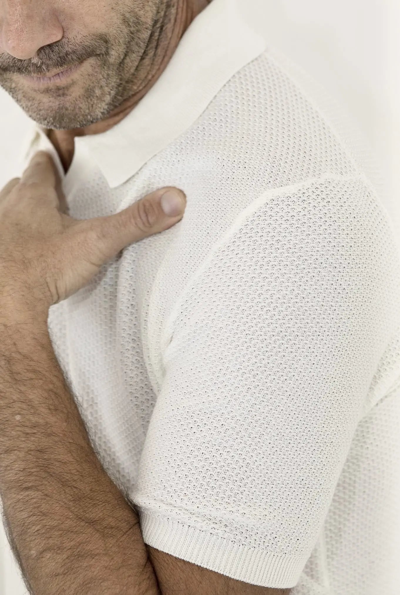 Polo "Marlon Brando" Bianco Latte RAKKI'