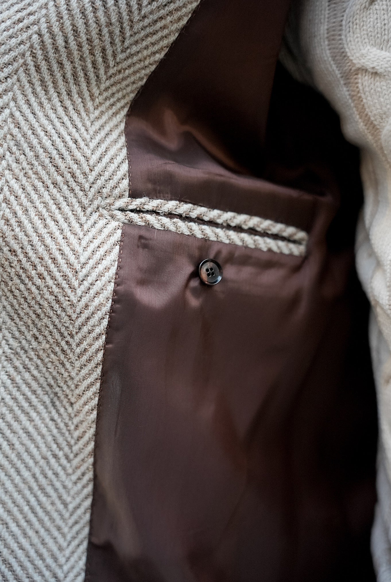 Soprabito Doppiopetto Alpaca e Lana Panna - Guarino Store