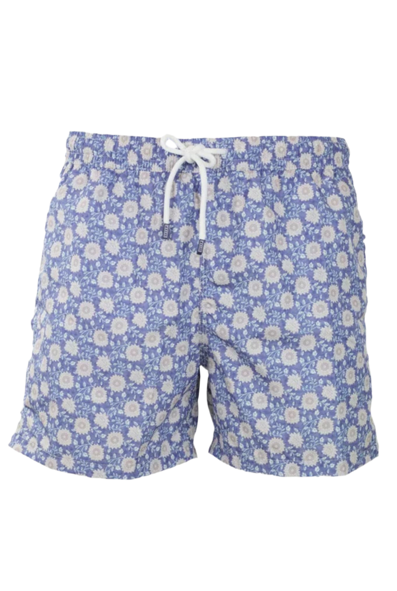 FEDELI Costume da Bagno Fiori Blu e Beige - Guarino Store