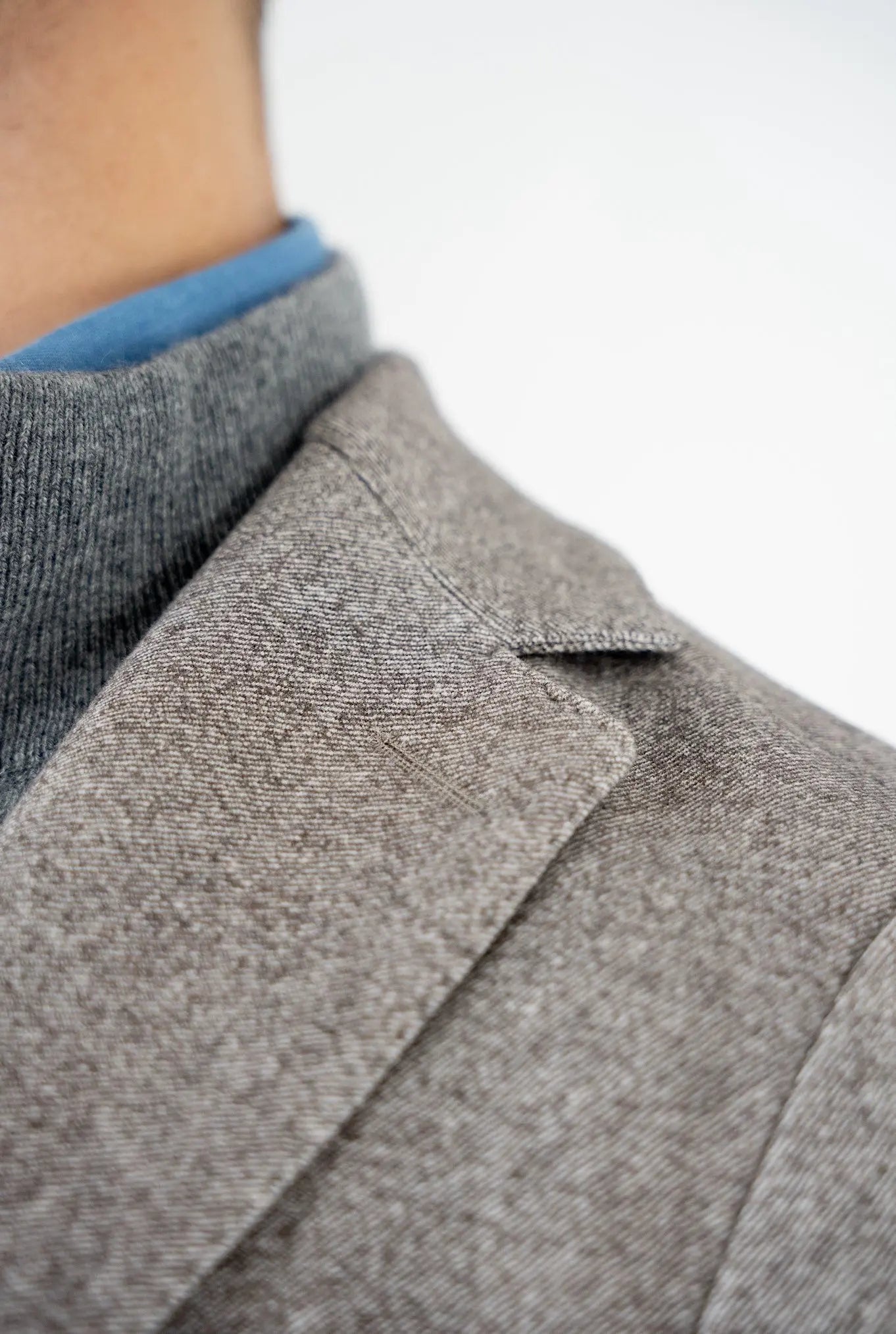 Giacca Felpa Cotone Tortora - Guarino Store