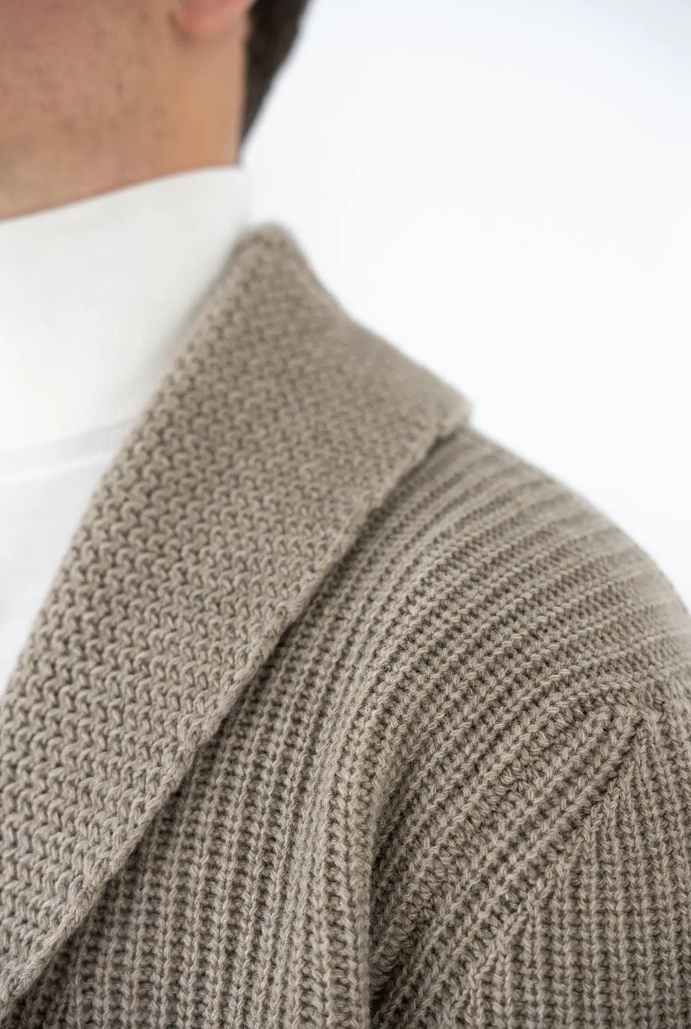 CARDIGAN mod.Renegade Steve McQueen '68 Beige Noce - Guarino Store