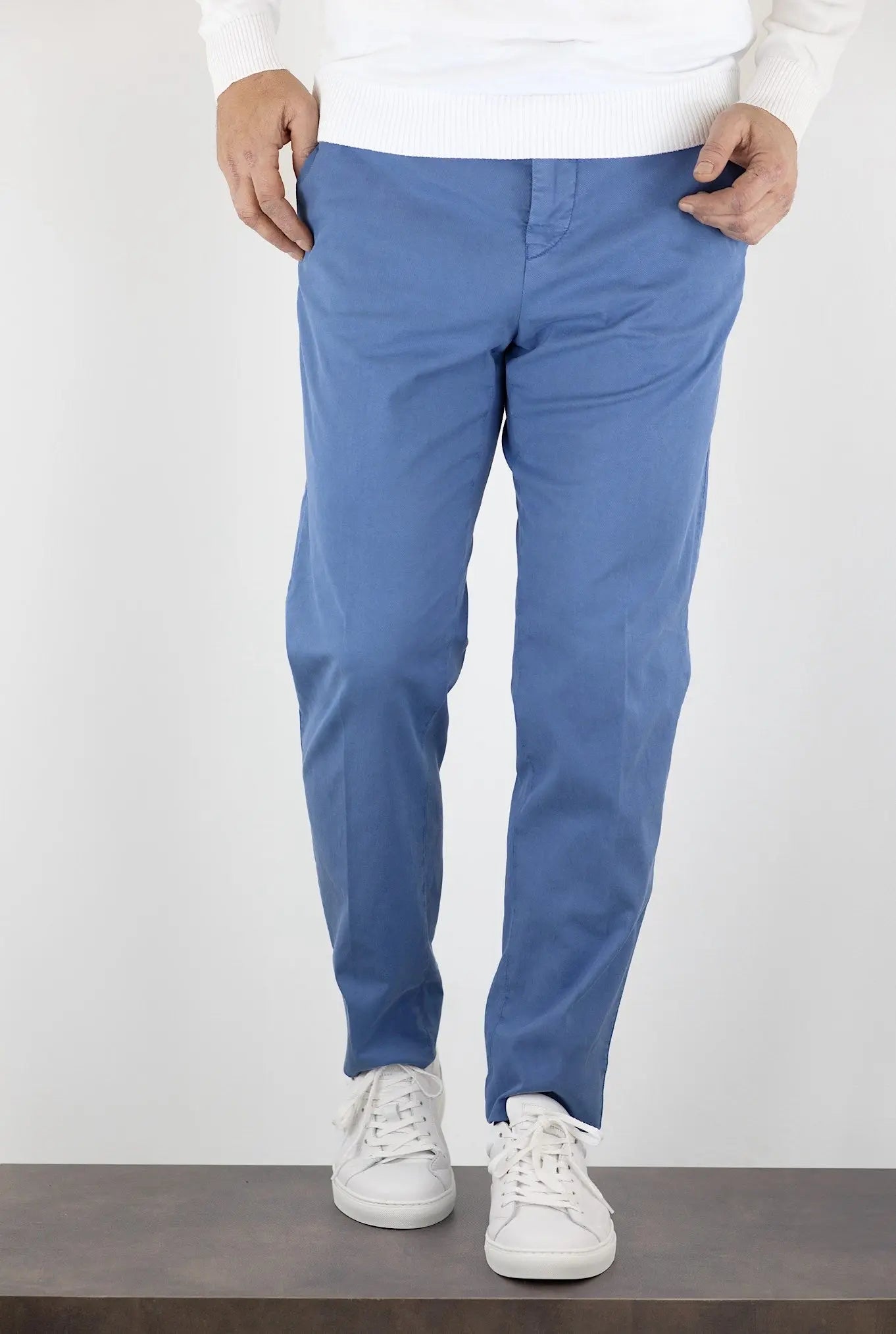MARCO PESCAROLO Pantaloni mod. Evo Azzurro - Guarino Store