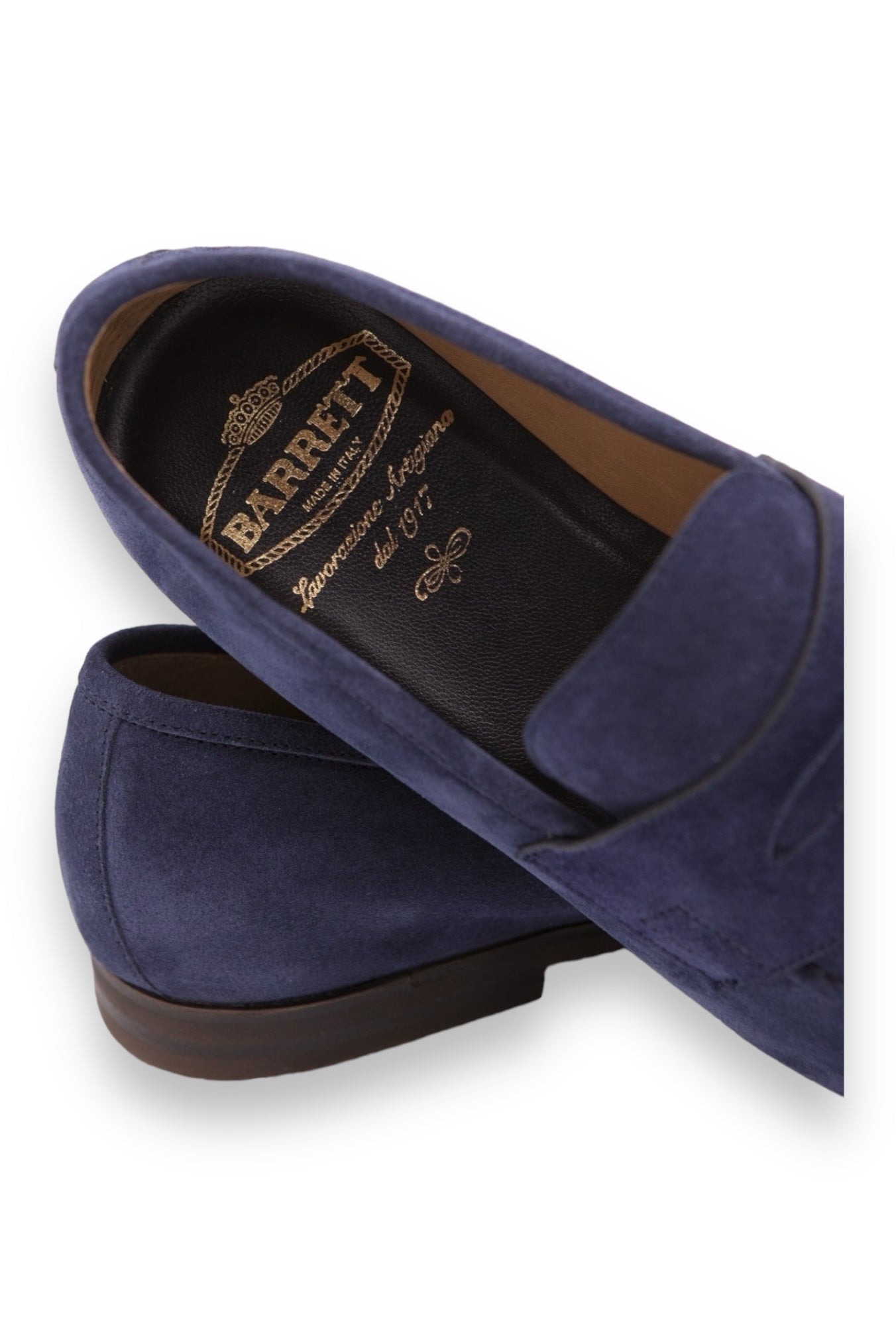 Mocassini Suede Fascetta Blu - Guarino Store