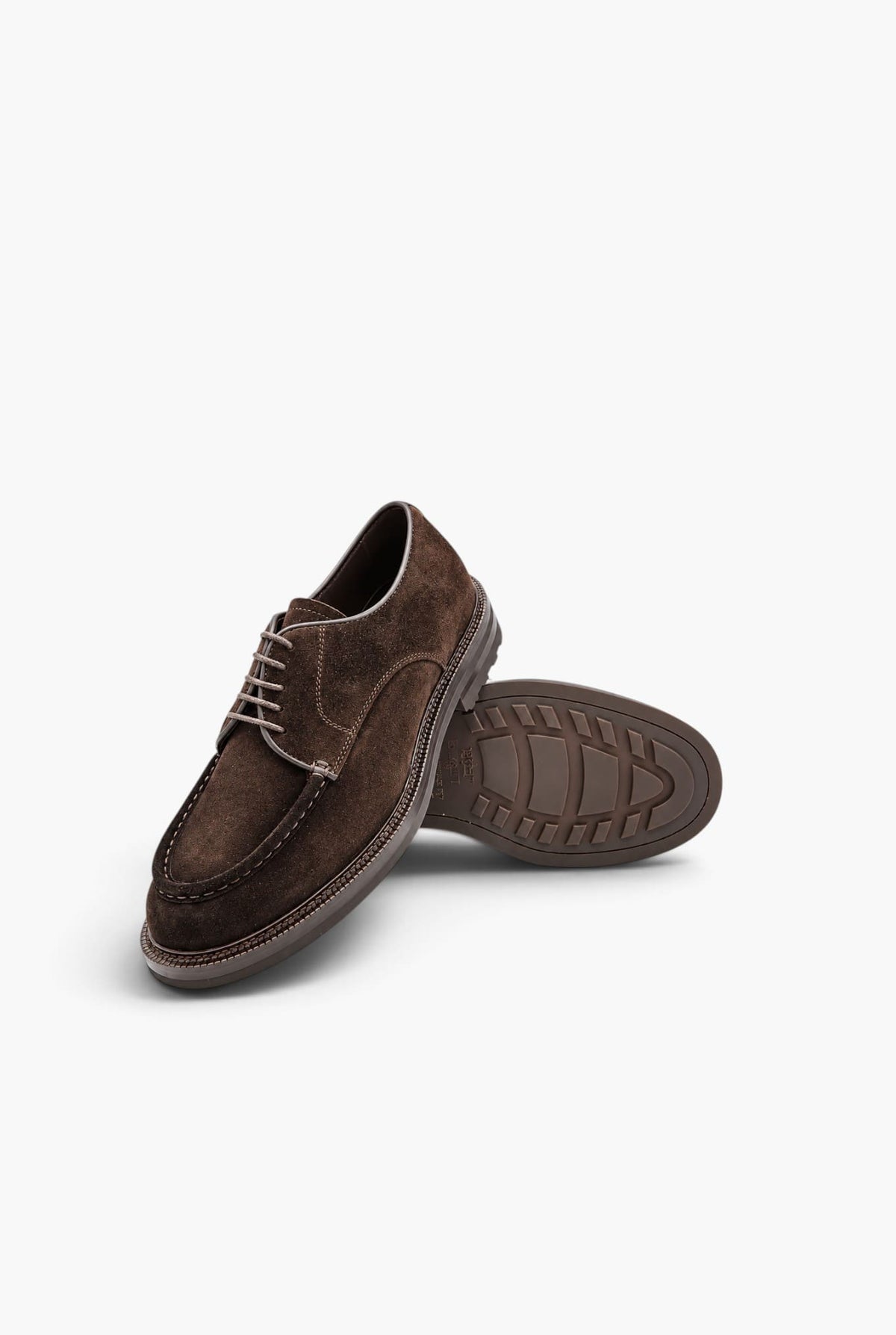 Scarpe Derby Suede Testa di Moro BARRETT