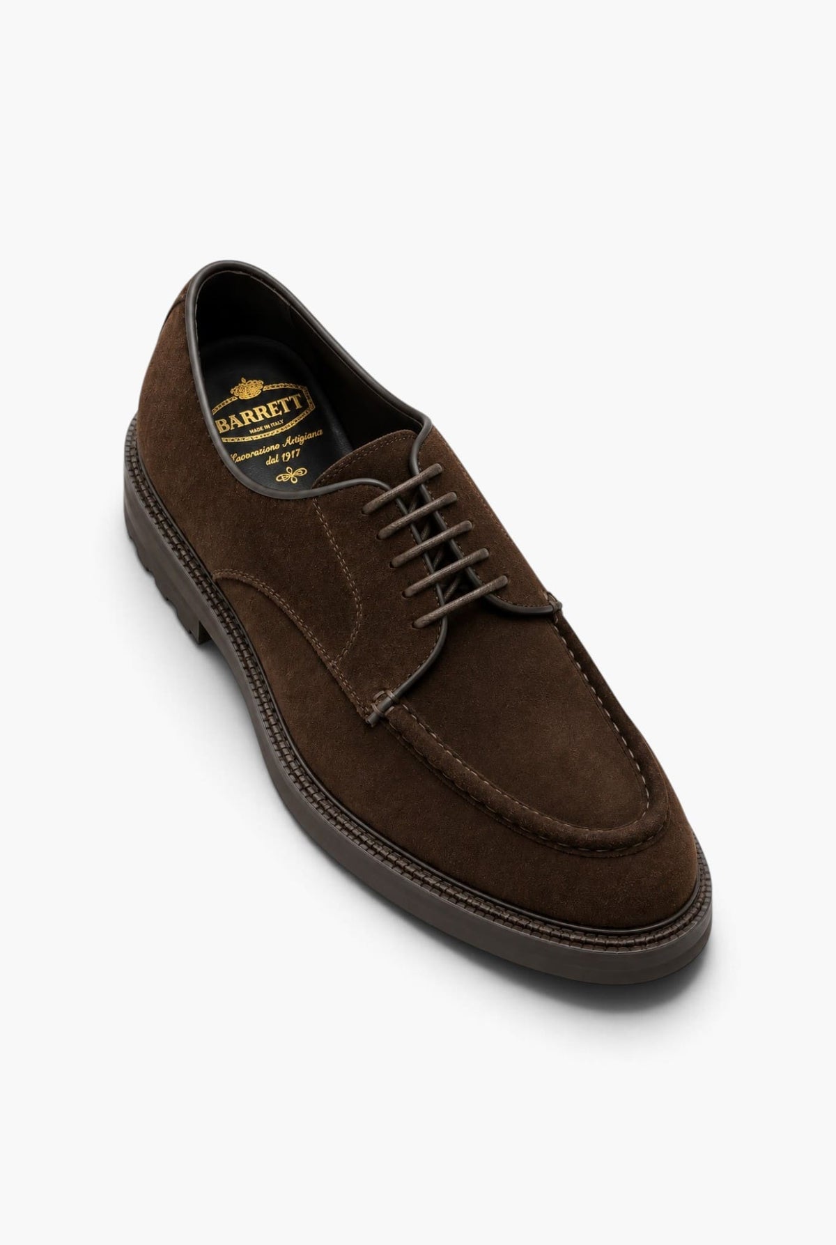 Scarpe Derby Suede Testa di Moro BARRETT