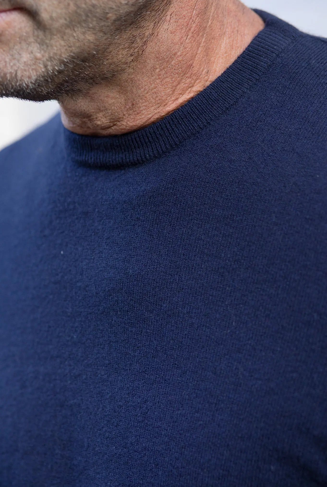 Girocollo Argentina Cashmere Blu Navy - Guarino Store