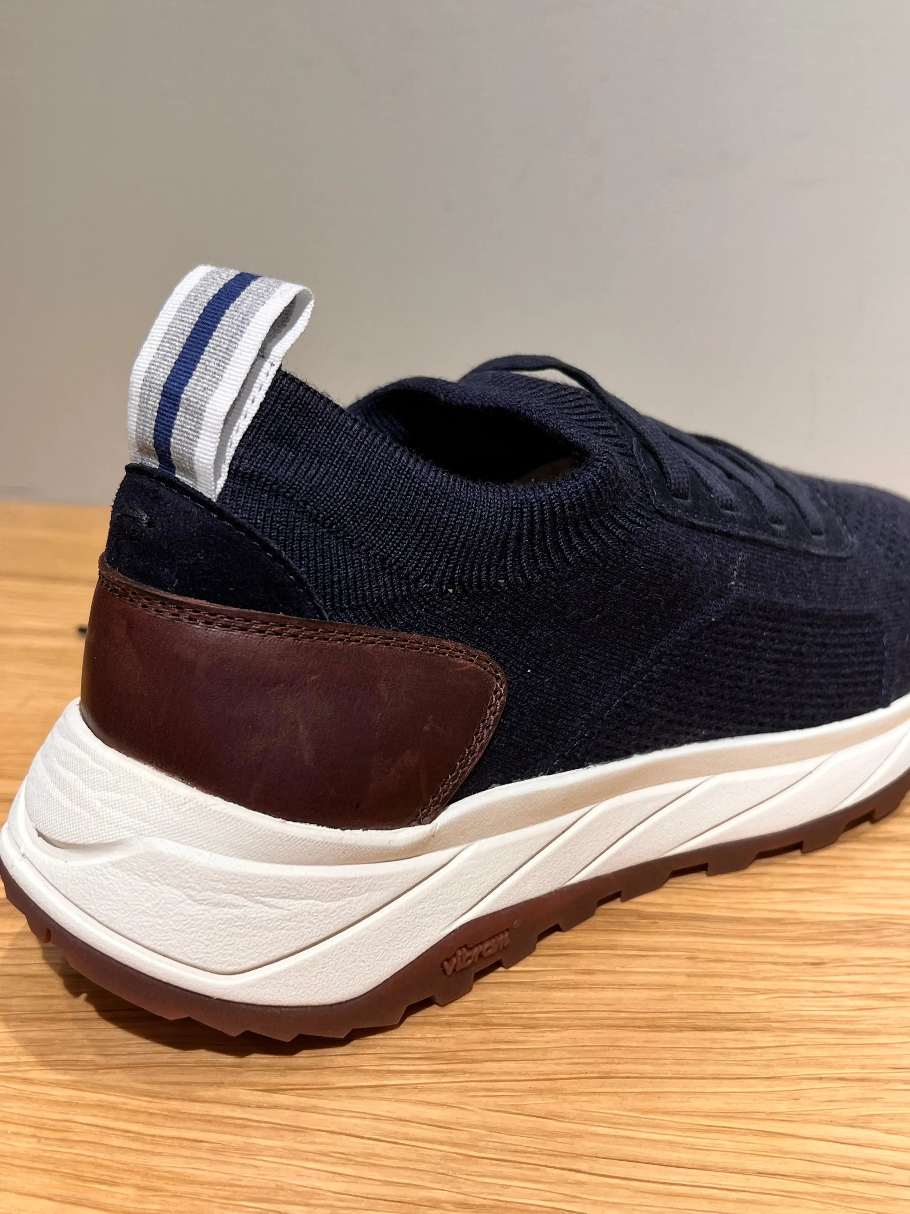 Sneaker Calzino Maglia Lana Blu - Guarino Store