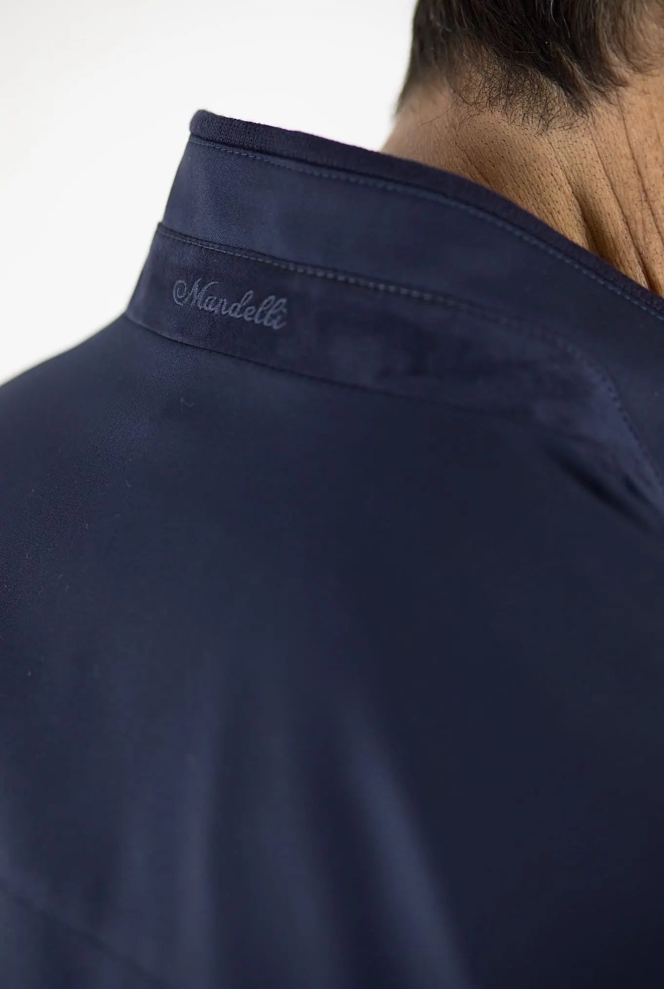MANDELLI Giubbino in Lana tessuto Scabal Blu - Guarino Store