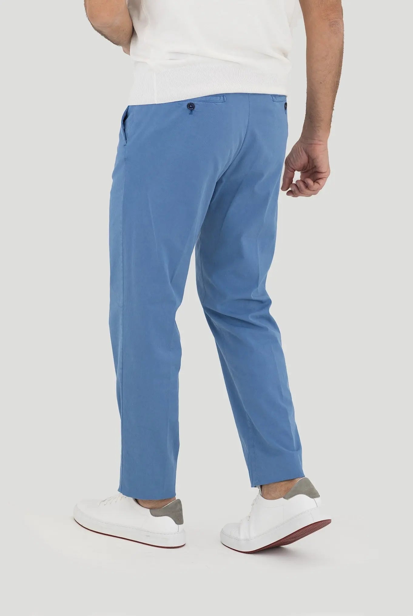 MARCO PESCAROLO Pantaloni mod. Evo Azzurro - Guarino Store