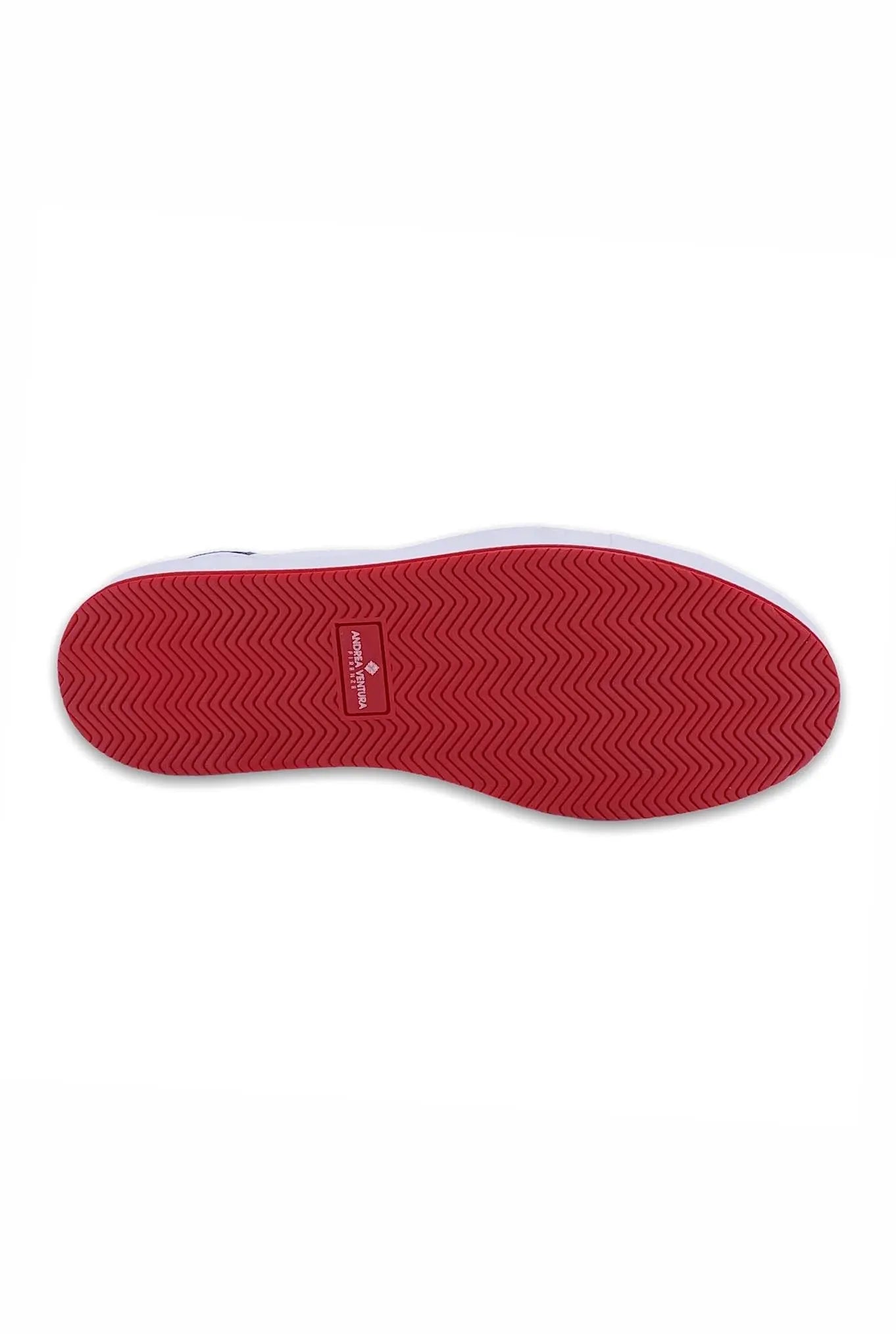 ANDREA VENTURA Sneakers Pelle Cervo Bianco Blu - Guarino Store