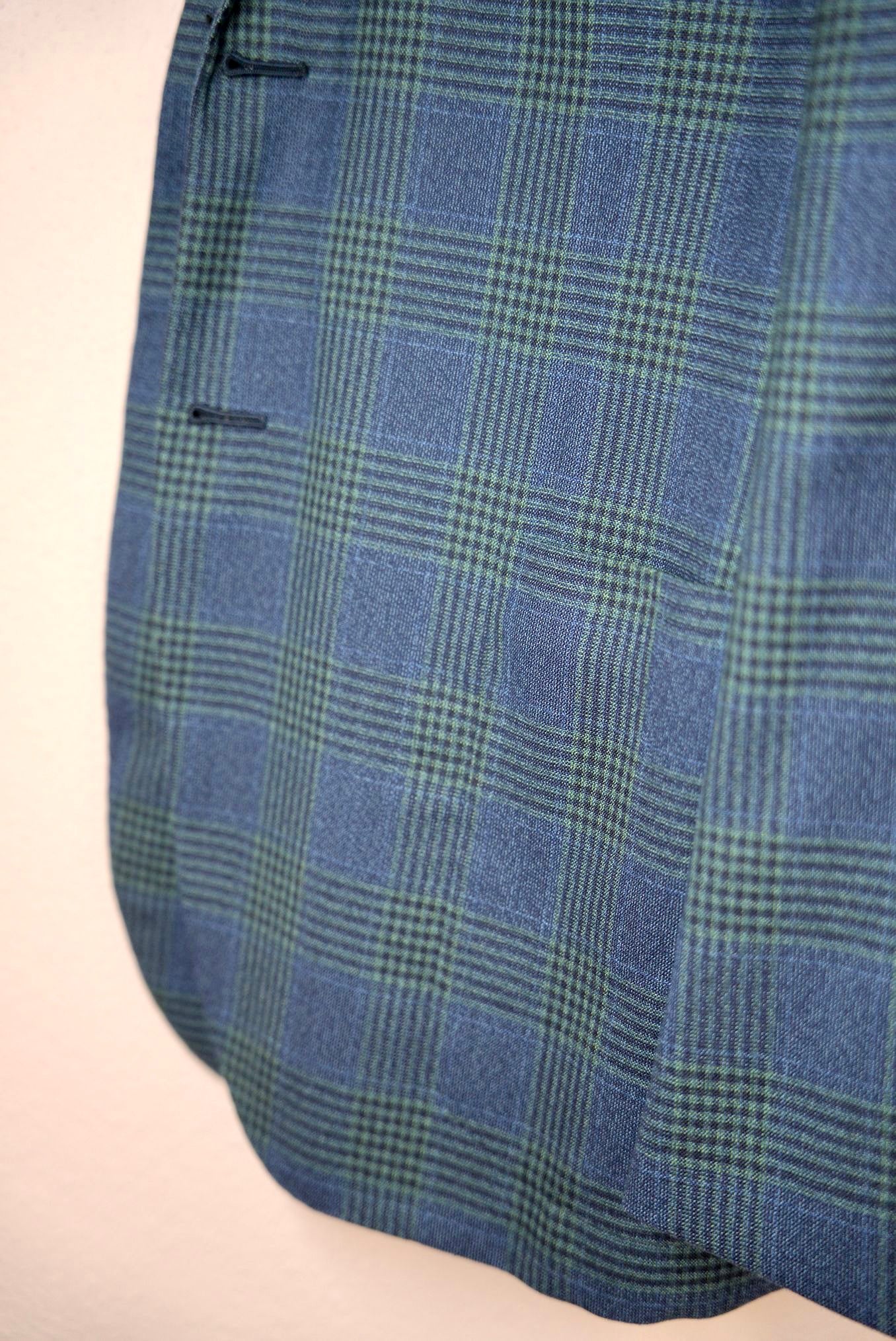 KITON Giacca Galles Cashmere Blu Verde - Guarino Store