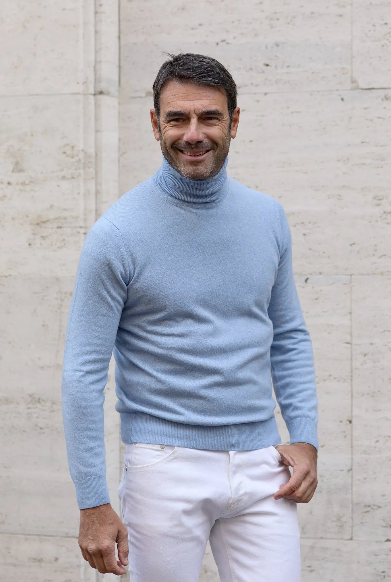 Dolcevita Cashmere Celeste - Guarino Store