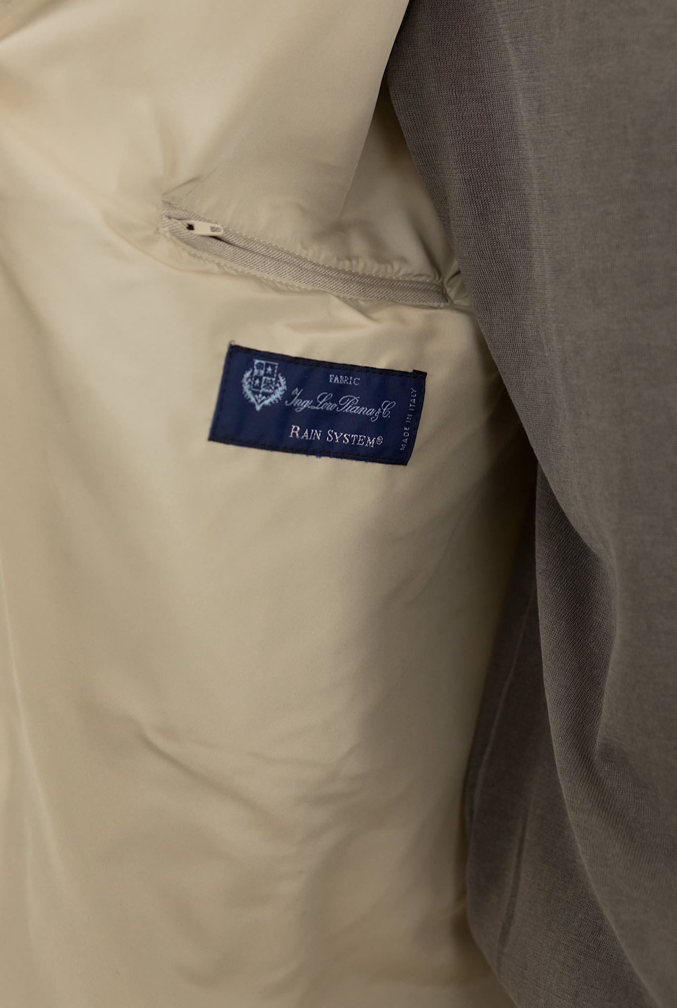 Gilet Cappuccio tessuto Loro Piana Beige - Guarino Store