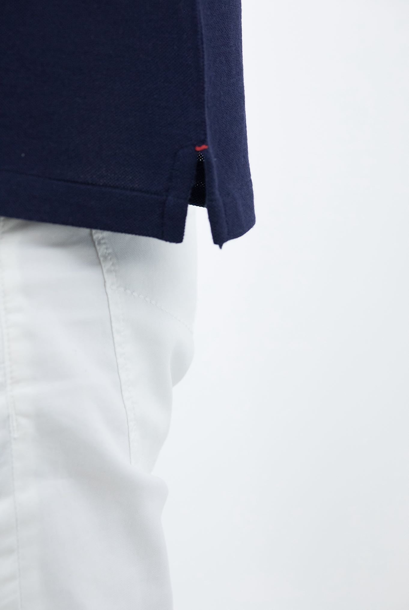 ISAIA Polo MC Lana Blu - Guarino Store