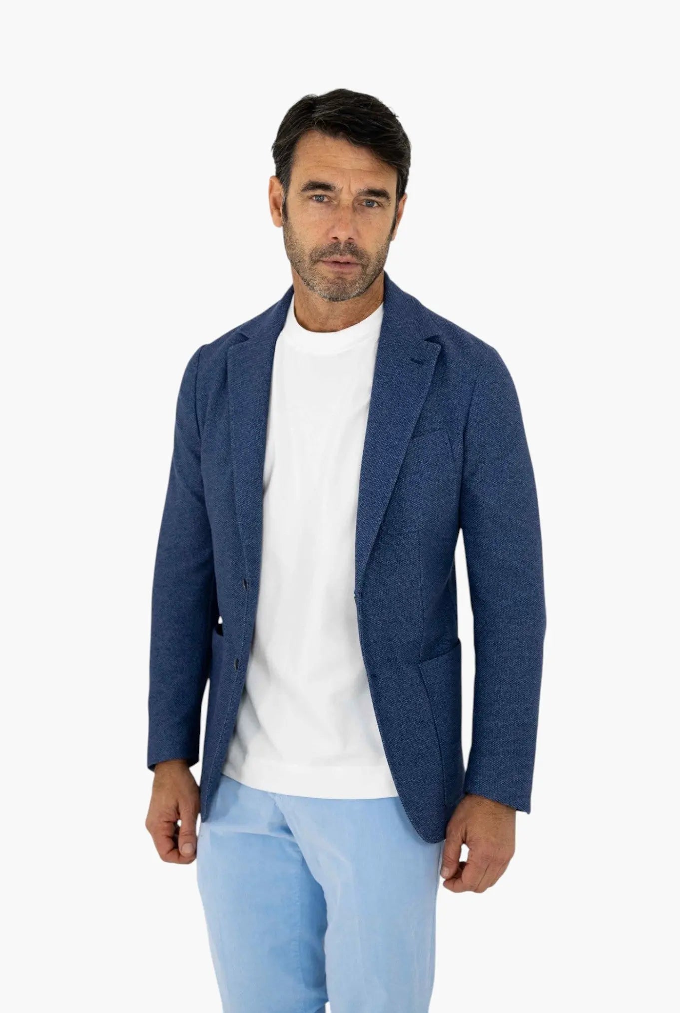 Canali Giacca Sfoderata 2 Bottoni Blu CANALI