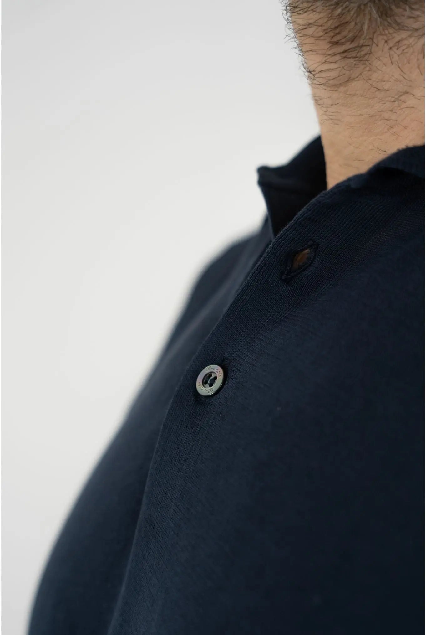 DRUMOHR Polo Maniche Corte Cotone Frosted Blu Scuro - Guarino Store