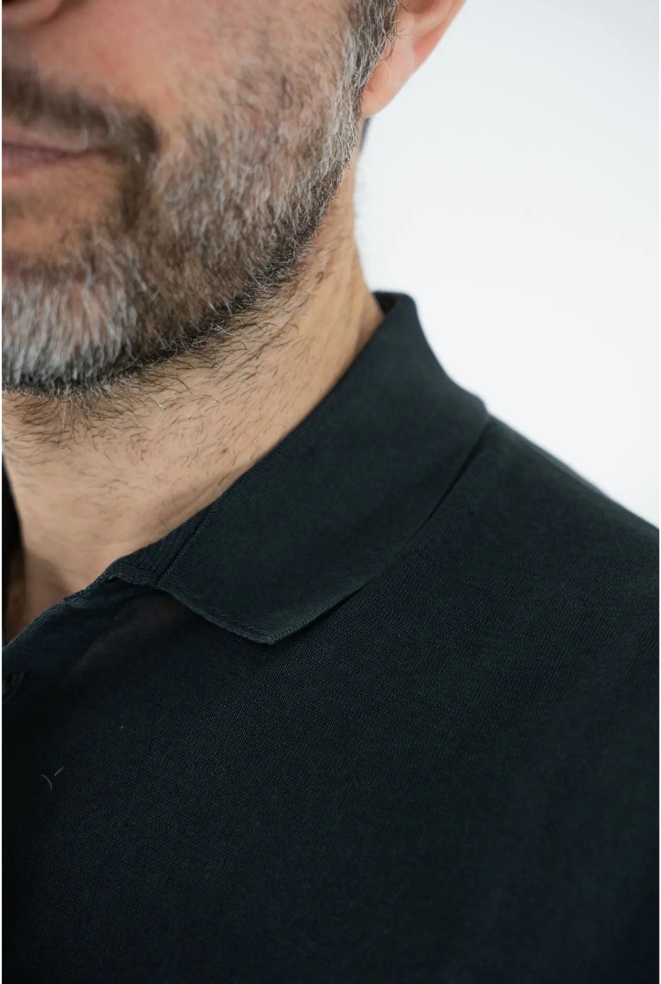 DRUMOHR Polo Maniche Corte Cotone Frosted Nero - Guarino Store