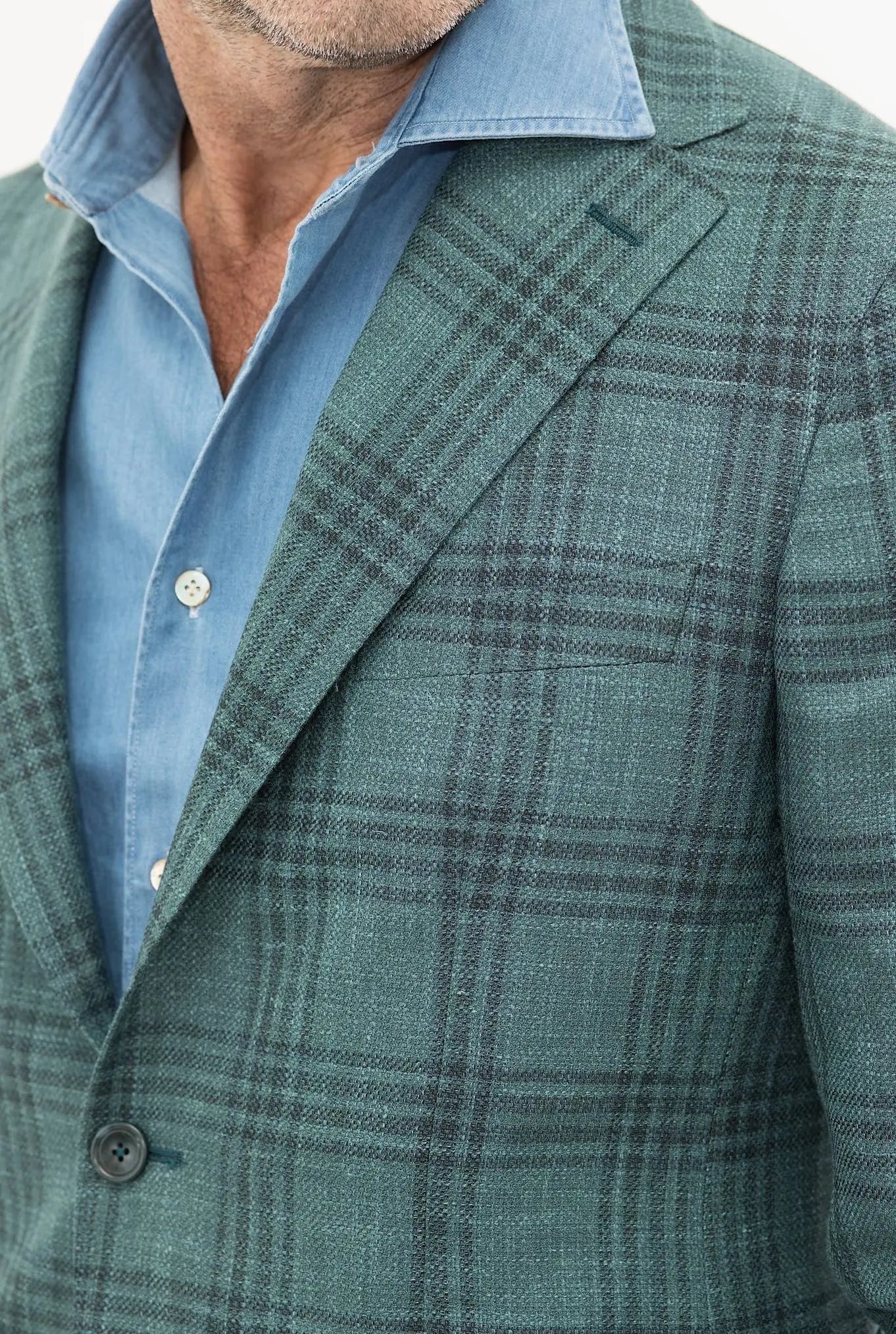 Giacca Check Verde TAGLIATORE