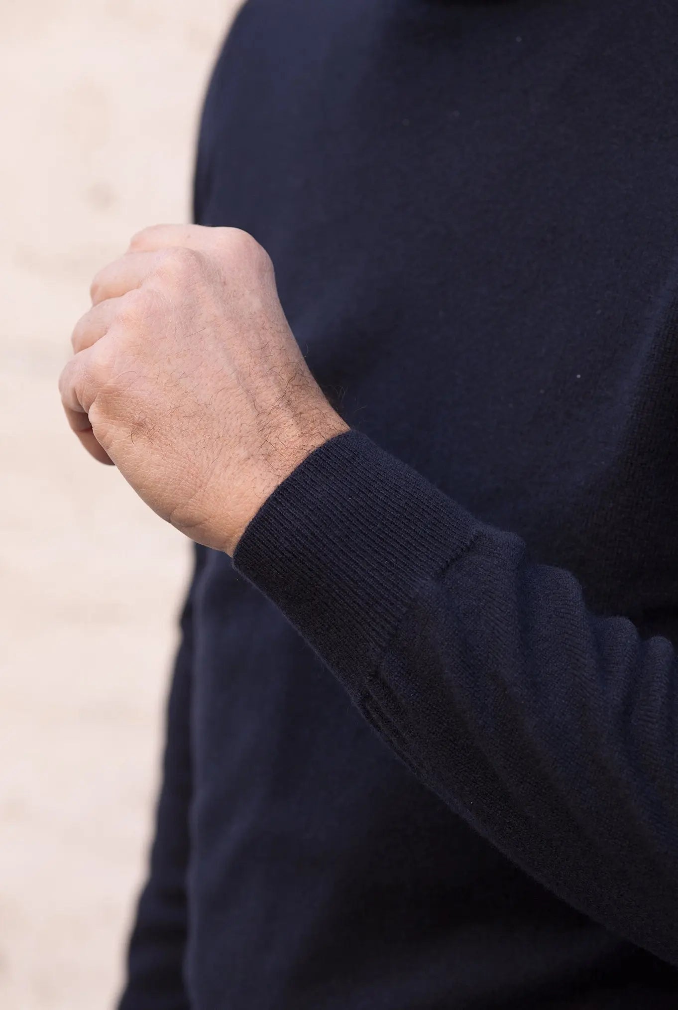 Girocollo Kid Cashmere Blu - Guarino Store