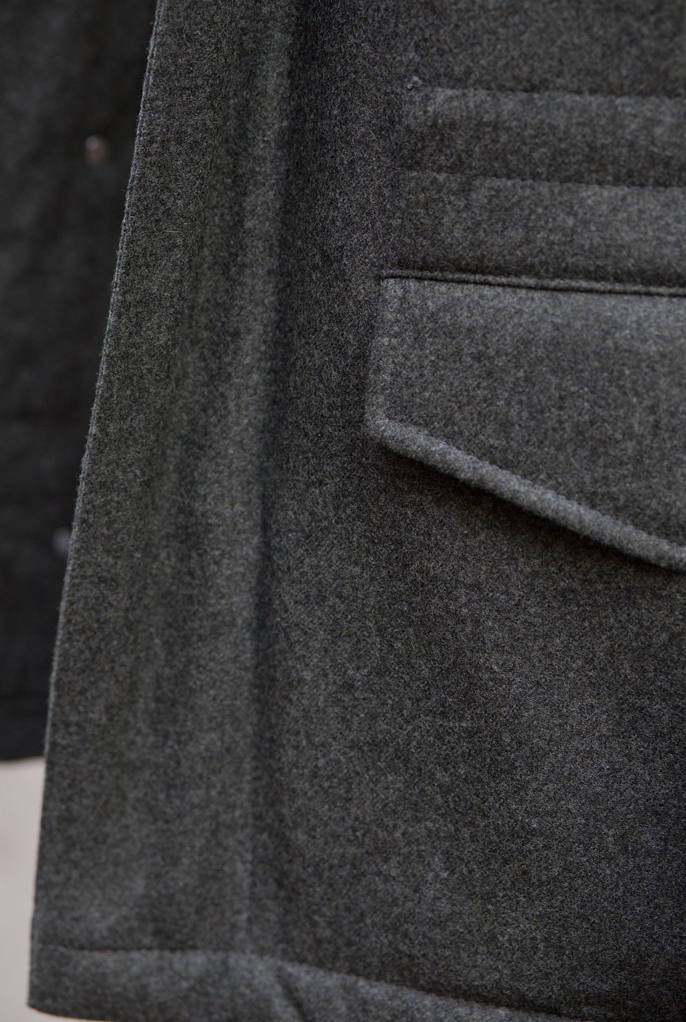 Field Jacket Tessuto Vitale Barberis Canonico Verde - Guarino Store