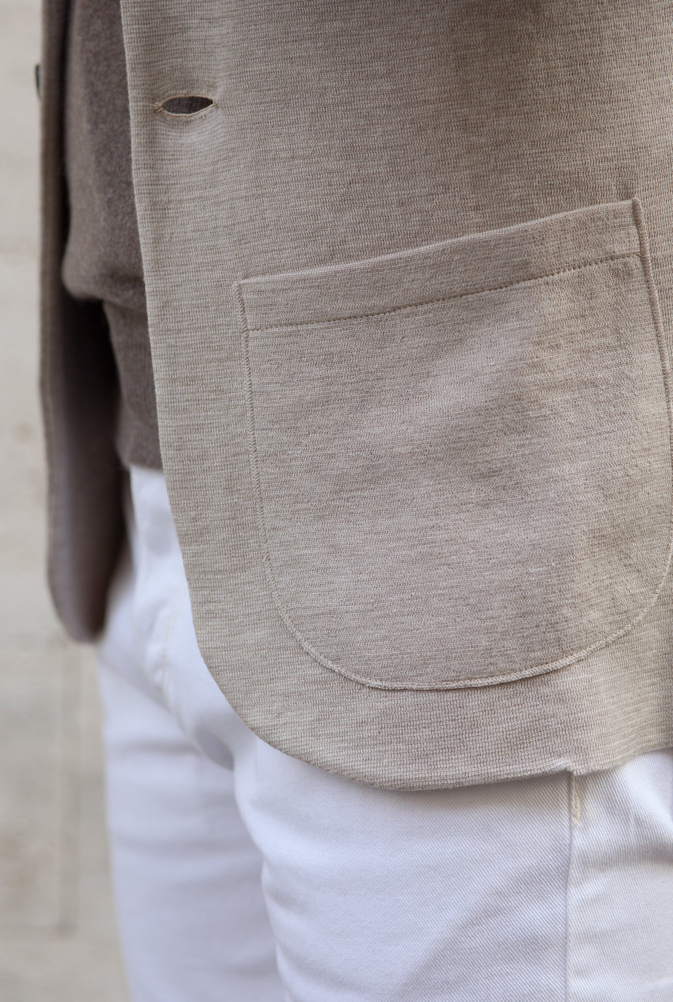 ISAIA Light Beige Wool