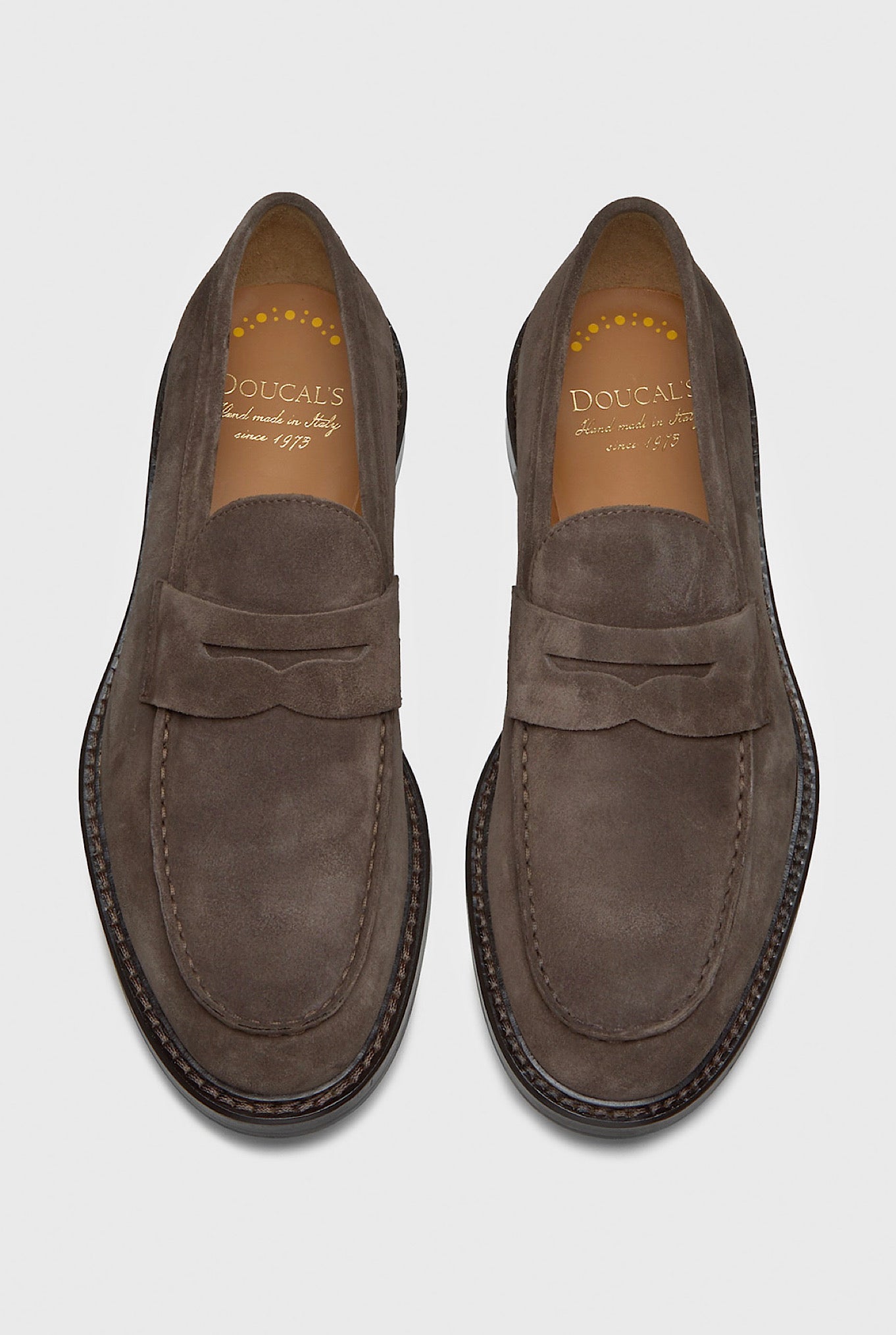 Mocassini in Suede Testa di Moro - Guarino Store