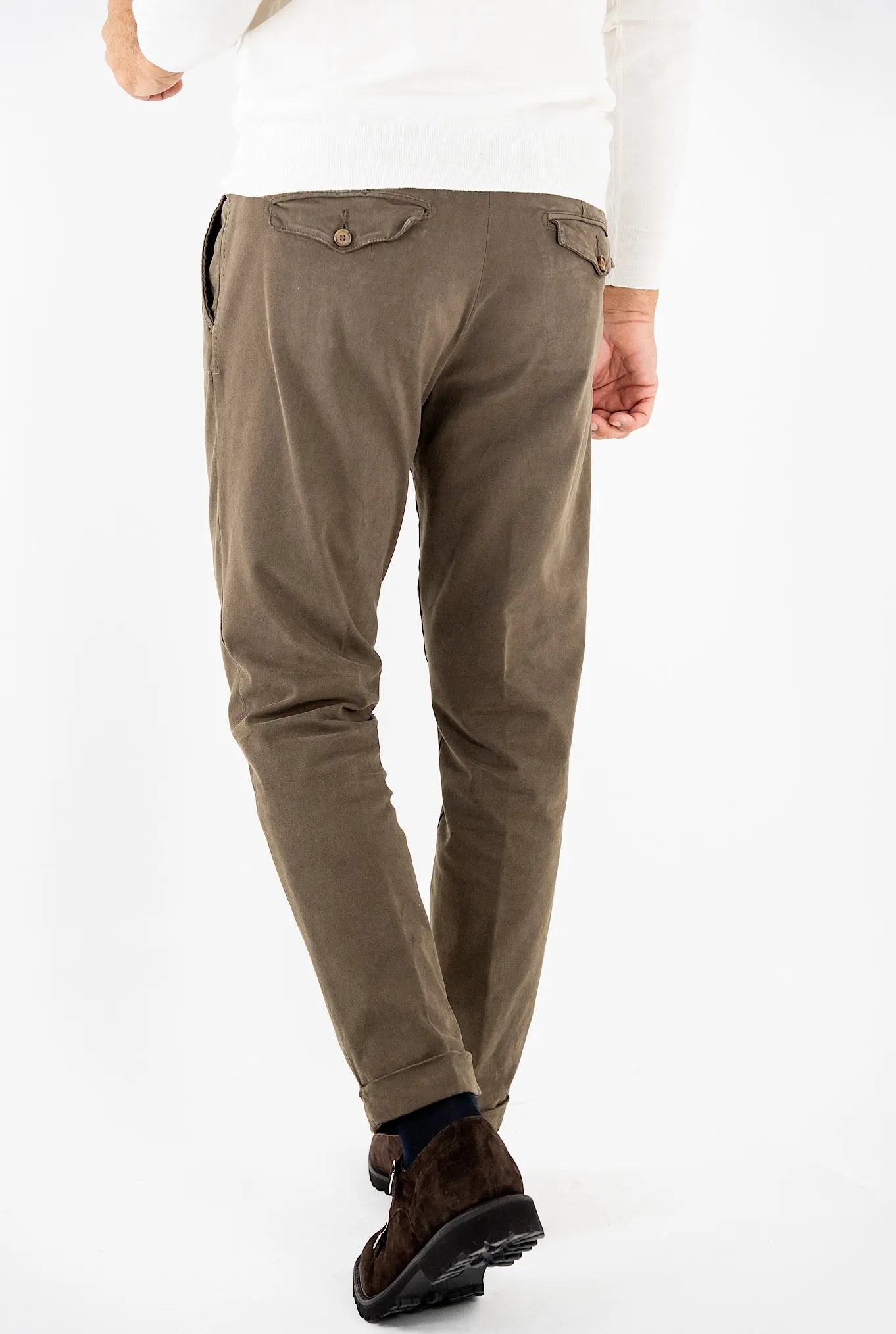 Pantaloni Fustagno Lavato Tabacco - Guarino Store