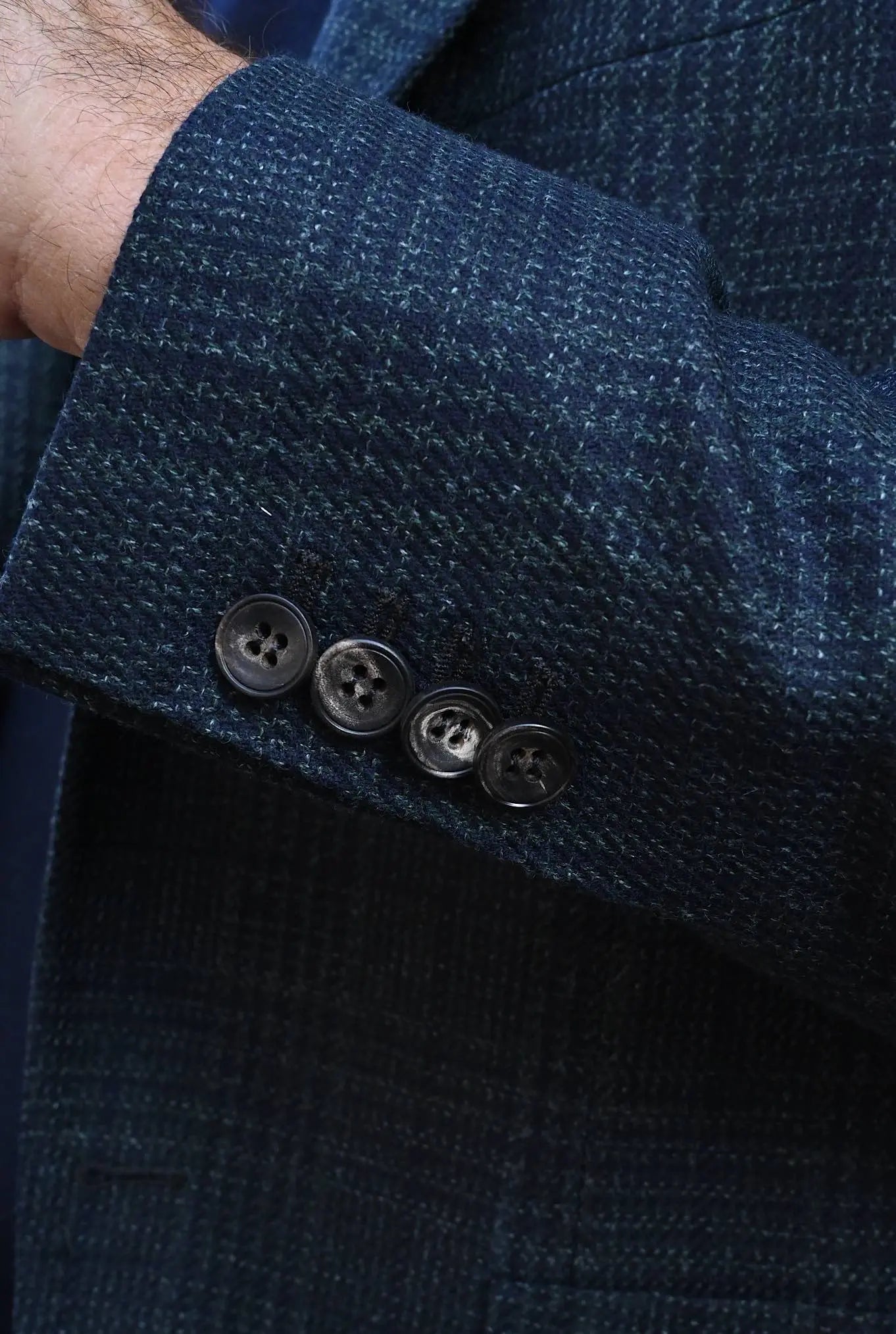 Giacca Galles Lana Seta Verde - Guarino Store