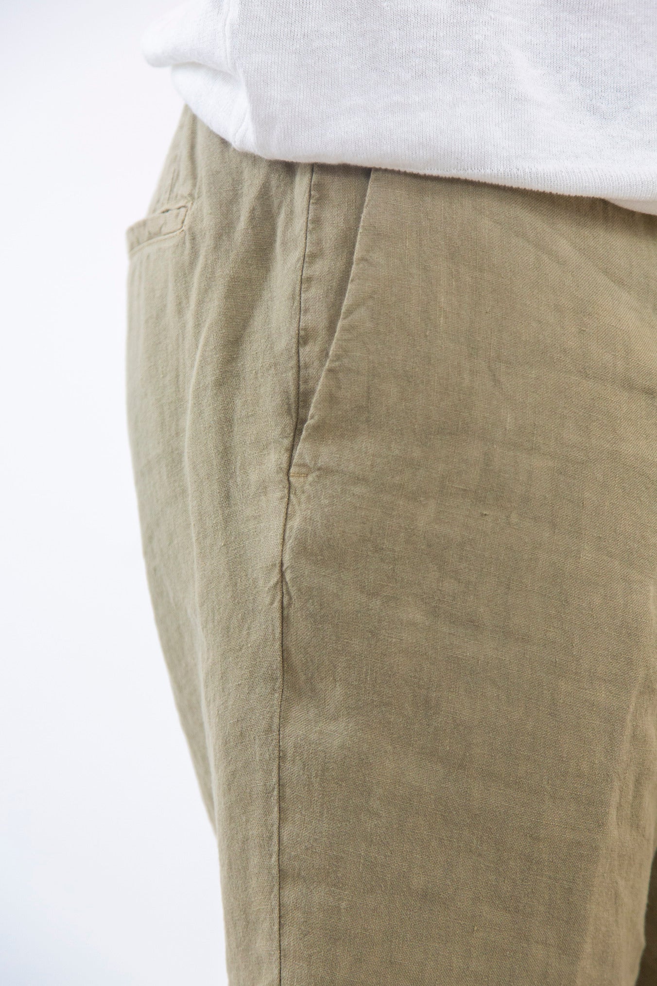 GUARINO Bermuda Shorts con Coulisse Lino Beige - Guarino Store