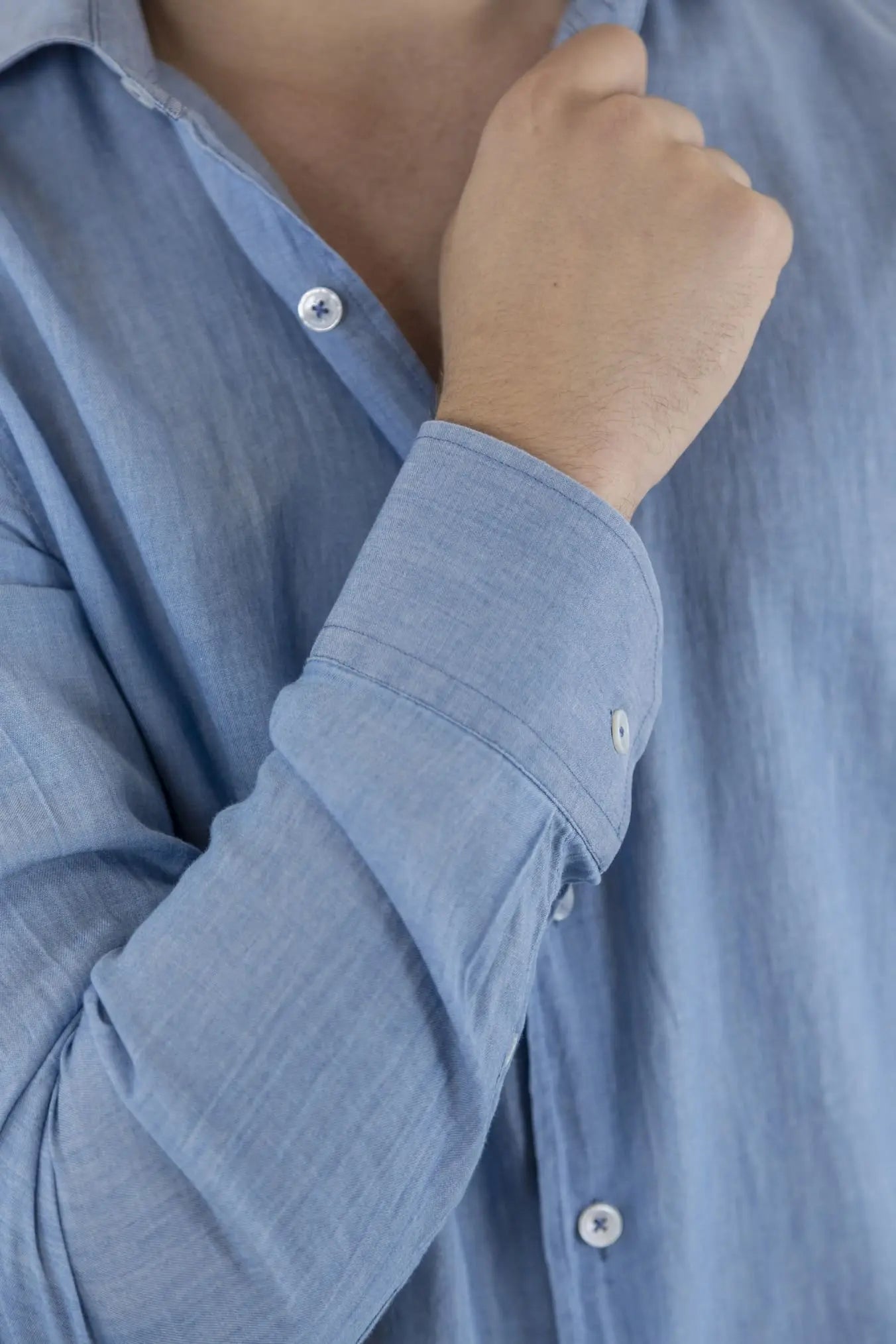 FEDELI Camicia Denim Ultra Light Sean - Guarino Store