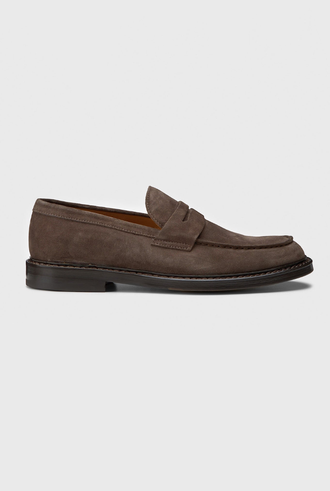 Mocassini in Suede Testa di Moro - Guarino Store