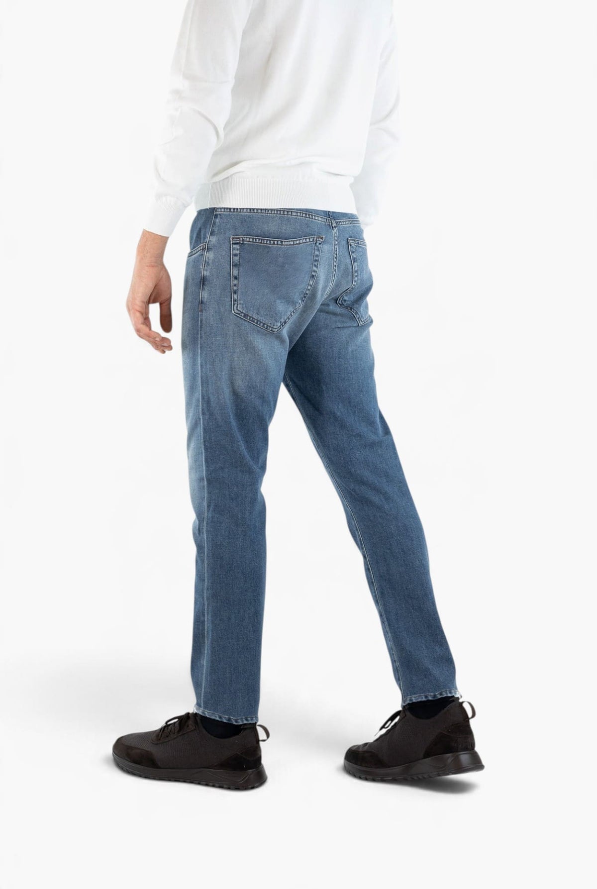 Jeans "Breakbeat" Cotone Cashmere Denim Medio PT