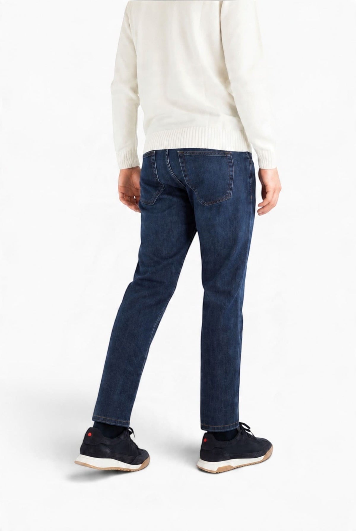 Jeans "Breakbeat" Cotone Cashmere Denim Scuro PT
