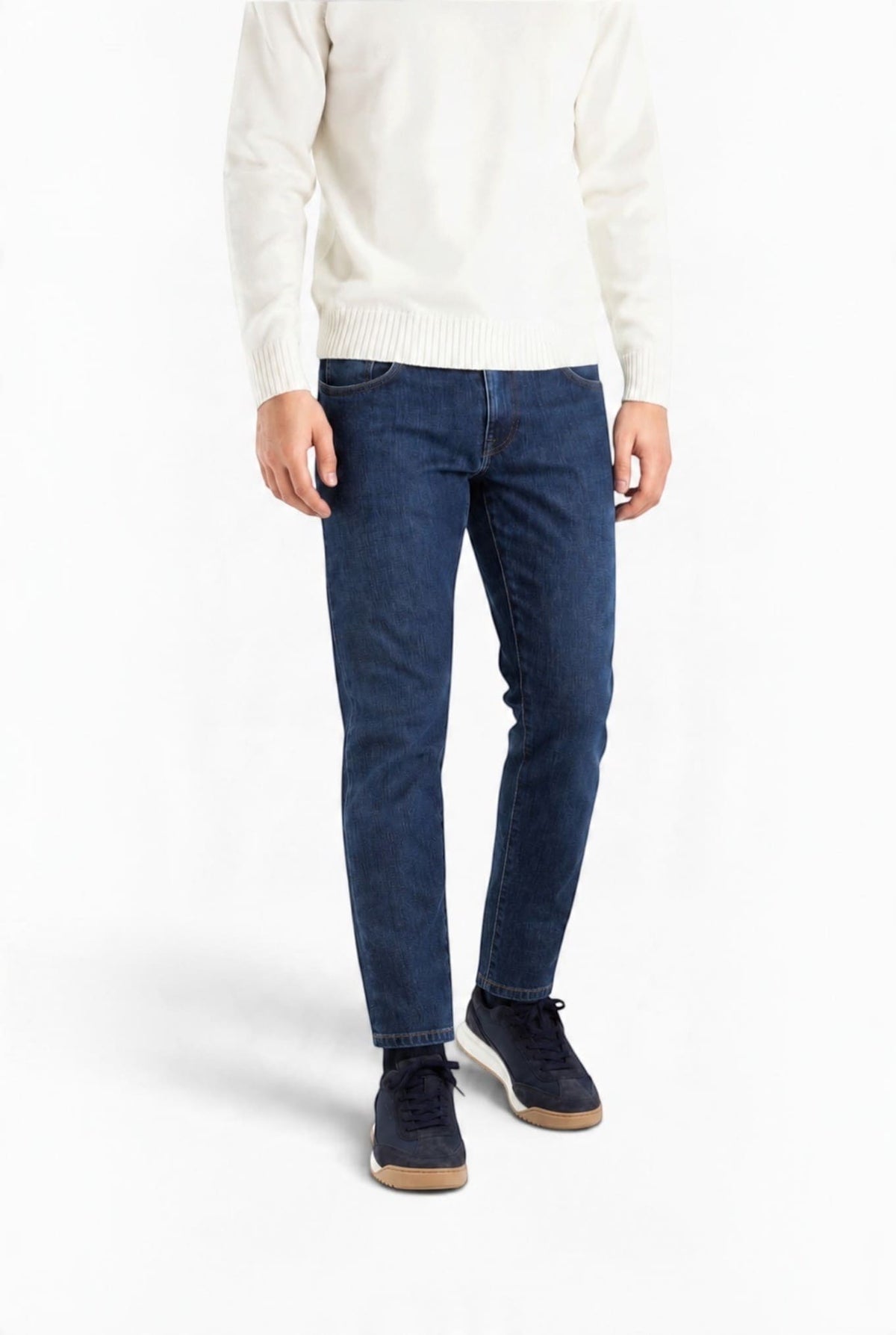 Jeans "Breakbeat" Cotone Cashmere Denim Scuro PT