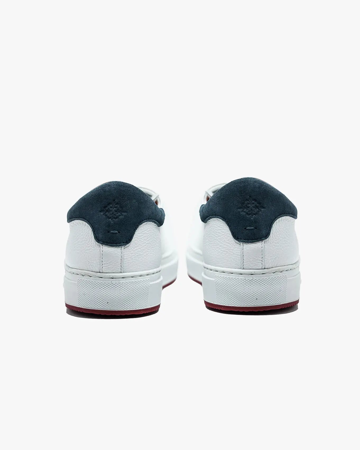 ANDREA VENTURA Sneakers Pelle Cervo Bianco Blu - Guarino Store