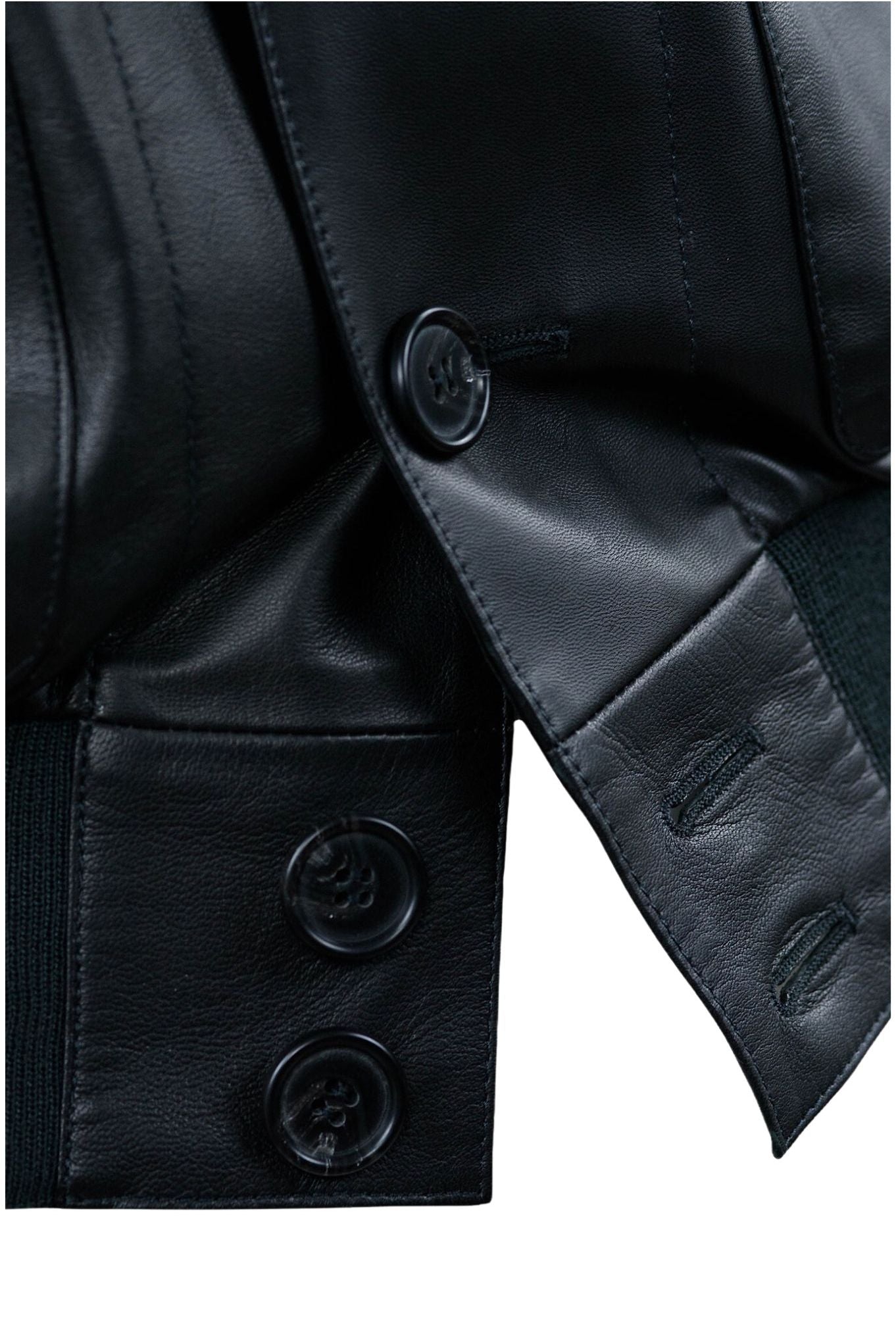 Guarino Giubbino Sfoderato Nero in Pelle - Guarino Store