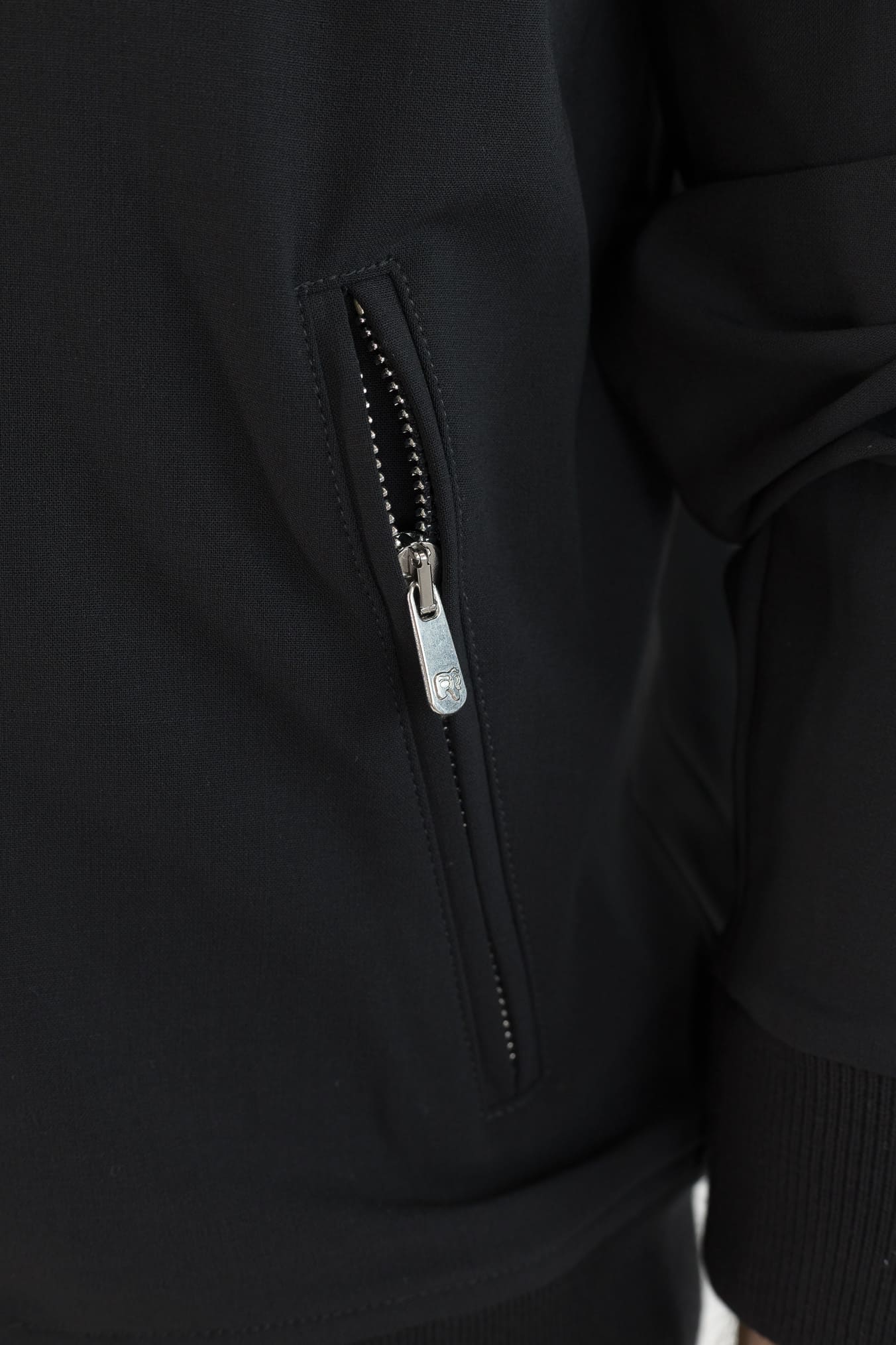 PESCAROLO Giubbino "Icon" Jersey Lana Nero