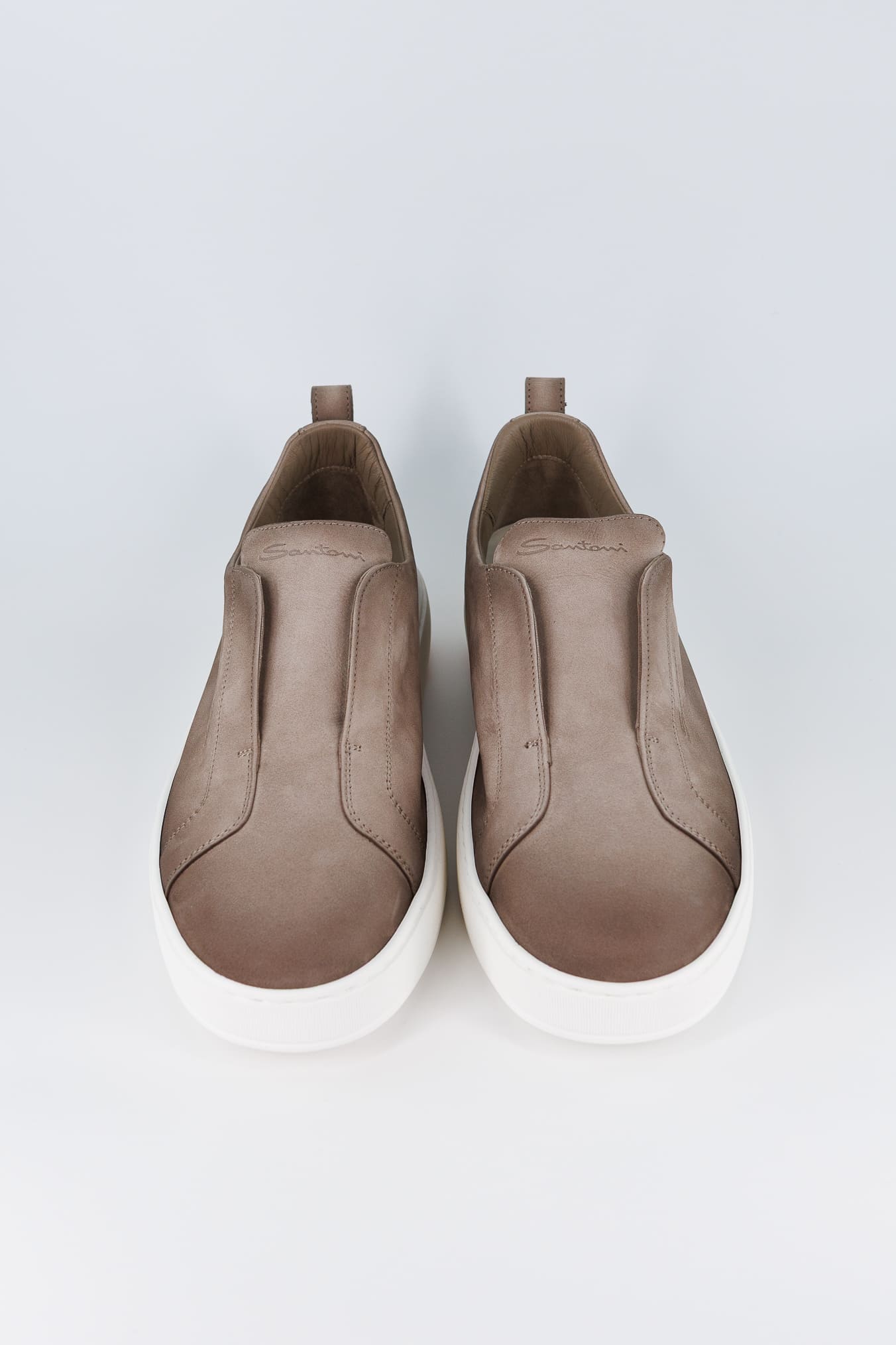 Sneaker Slip-on Nabuk Tortora