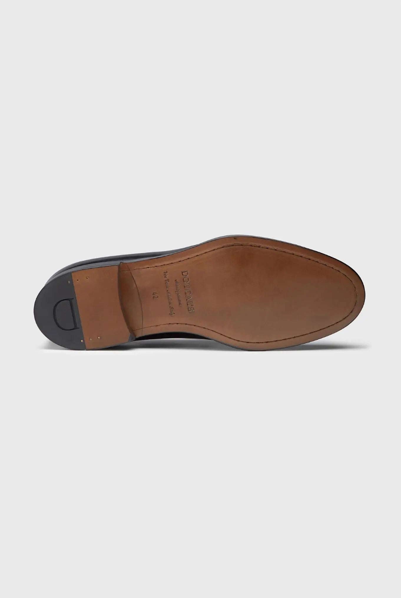 Mocassini con Nappine in Pelle Nera - Guarino Store