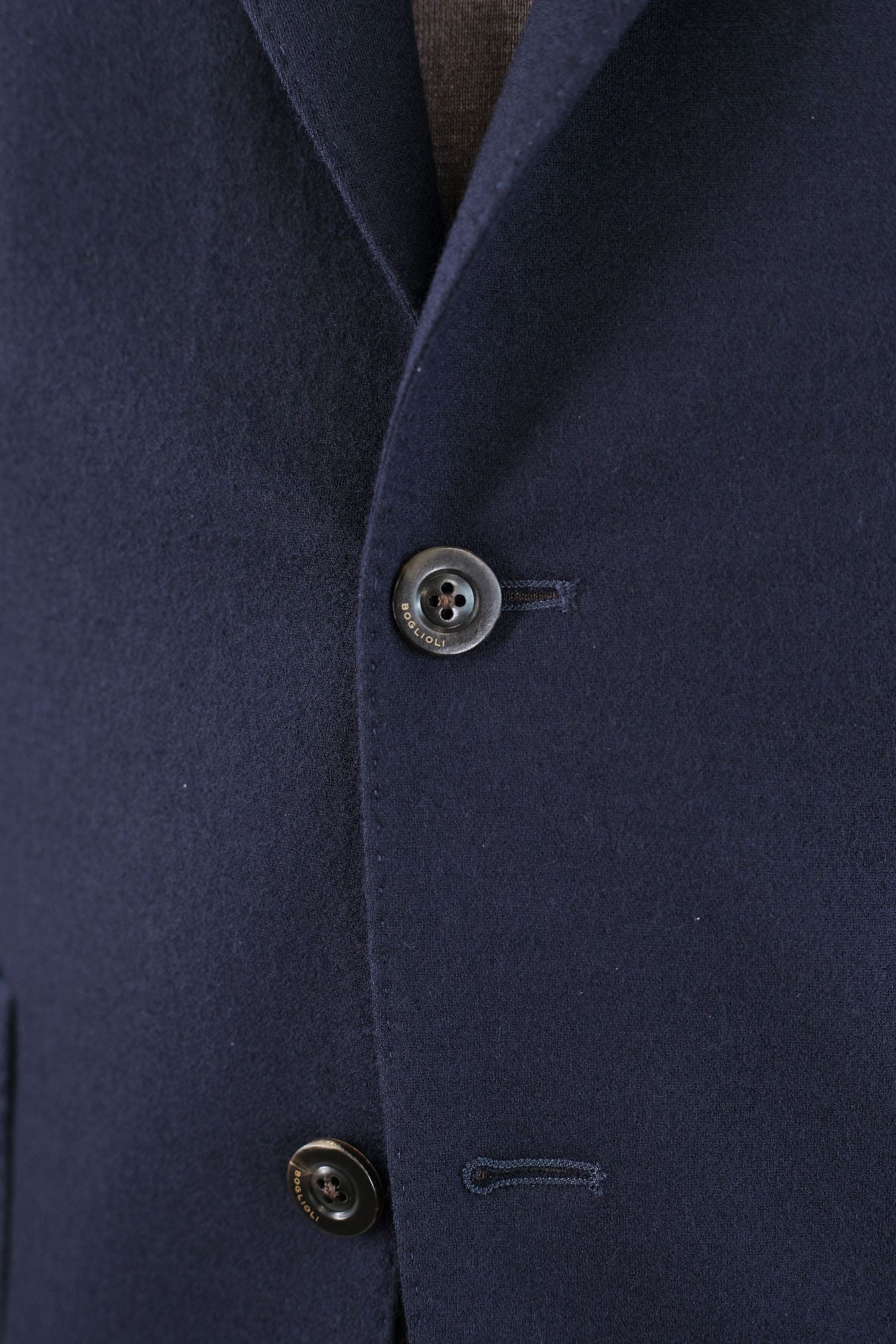 BOGLIOLI Giacca "K-Jacket" Lana Blu Scuro