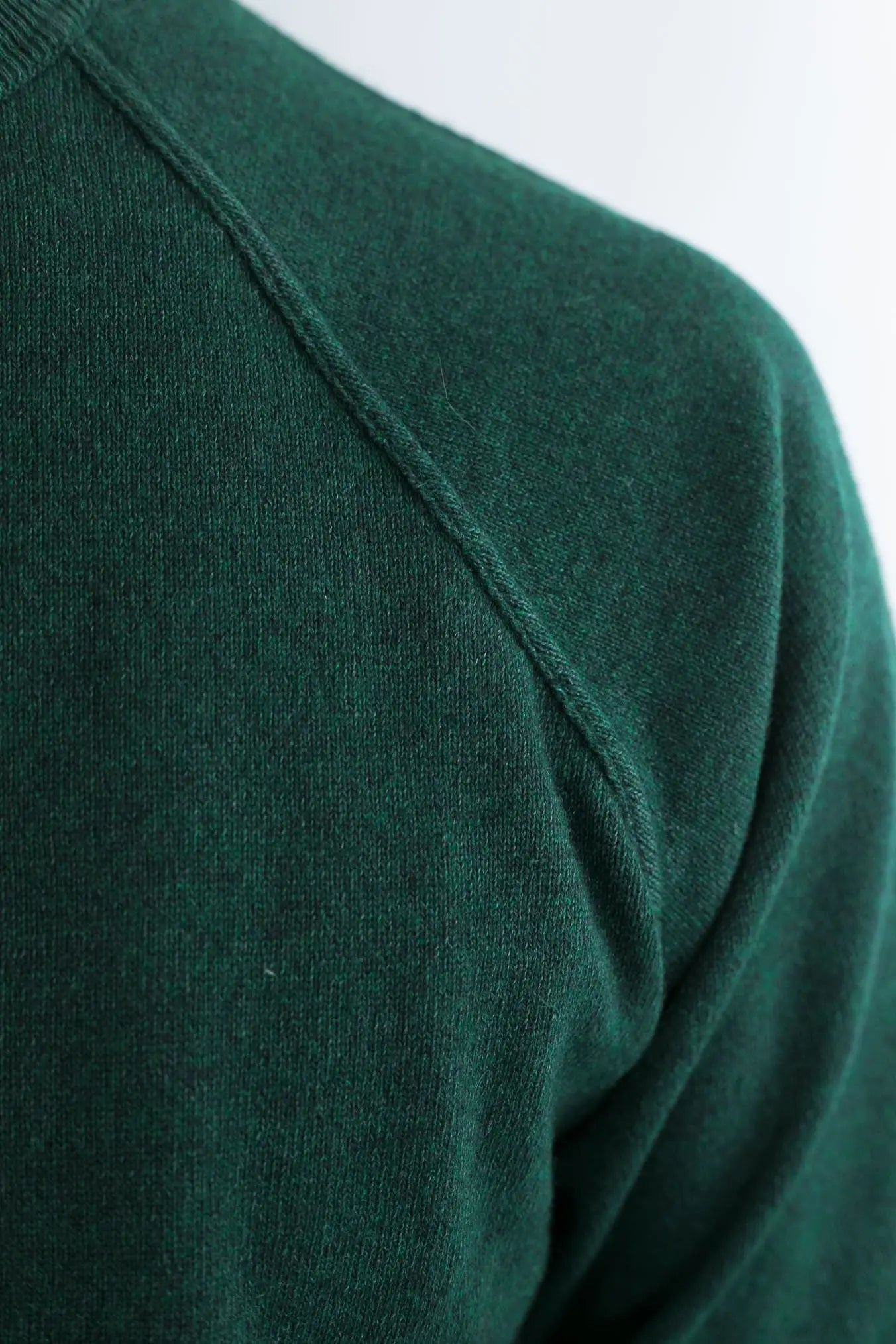 GUARINO Girocollo Raglan Cashmere Old Dyed Grigio Ferro