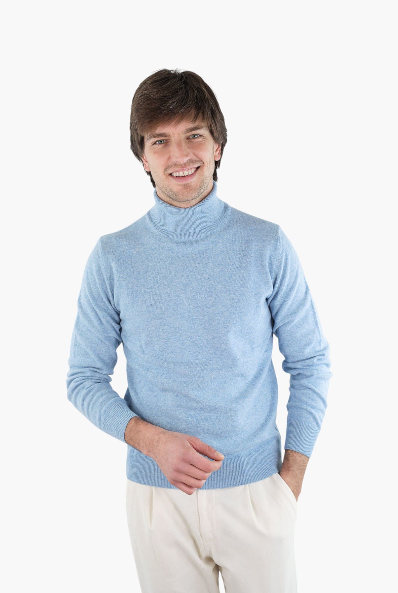 GUARINO Dolcevita Lana Cashmere Celeste