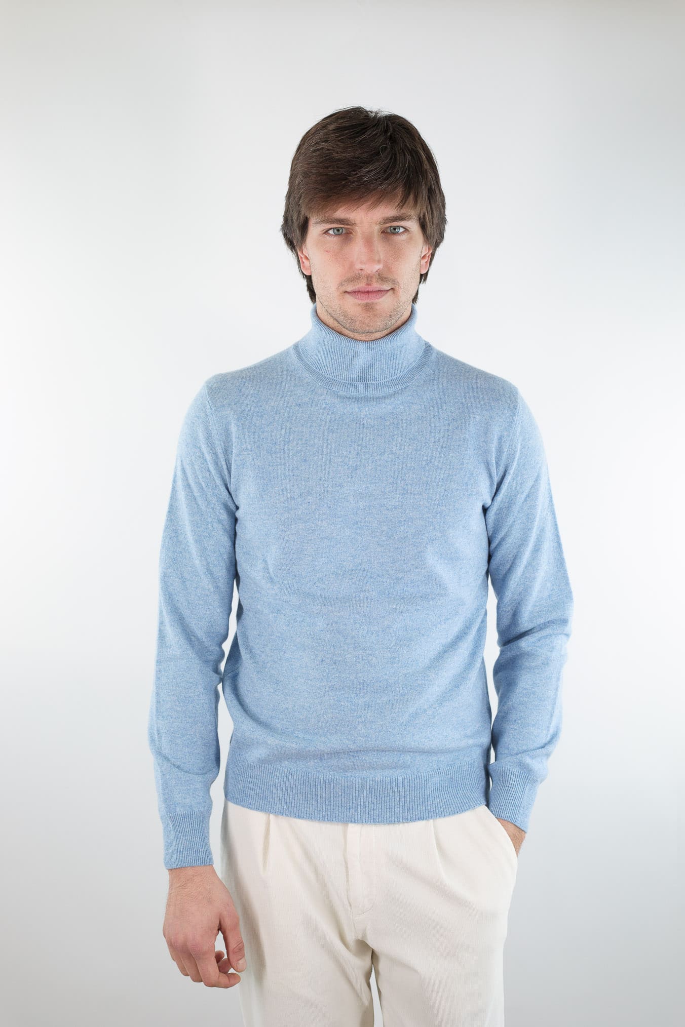GUARINO Dolcevita Lana Cashmere Celeste
