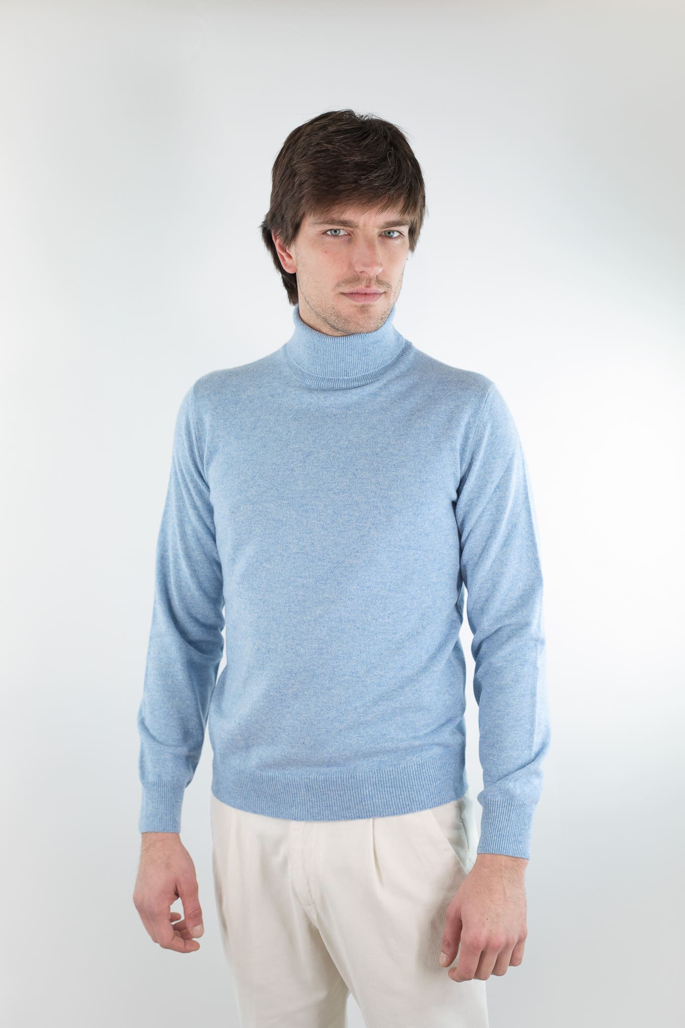 GUARINO Dolcevita Lana Cashmere Celeste