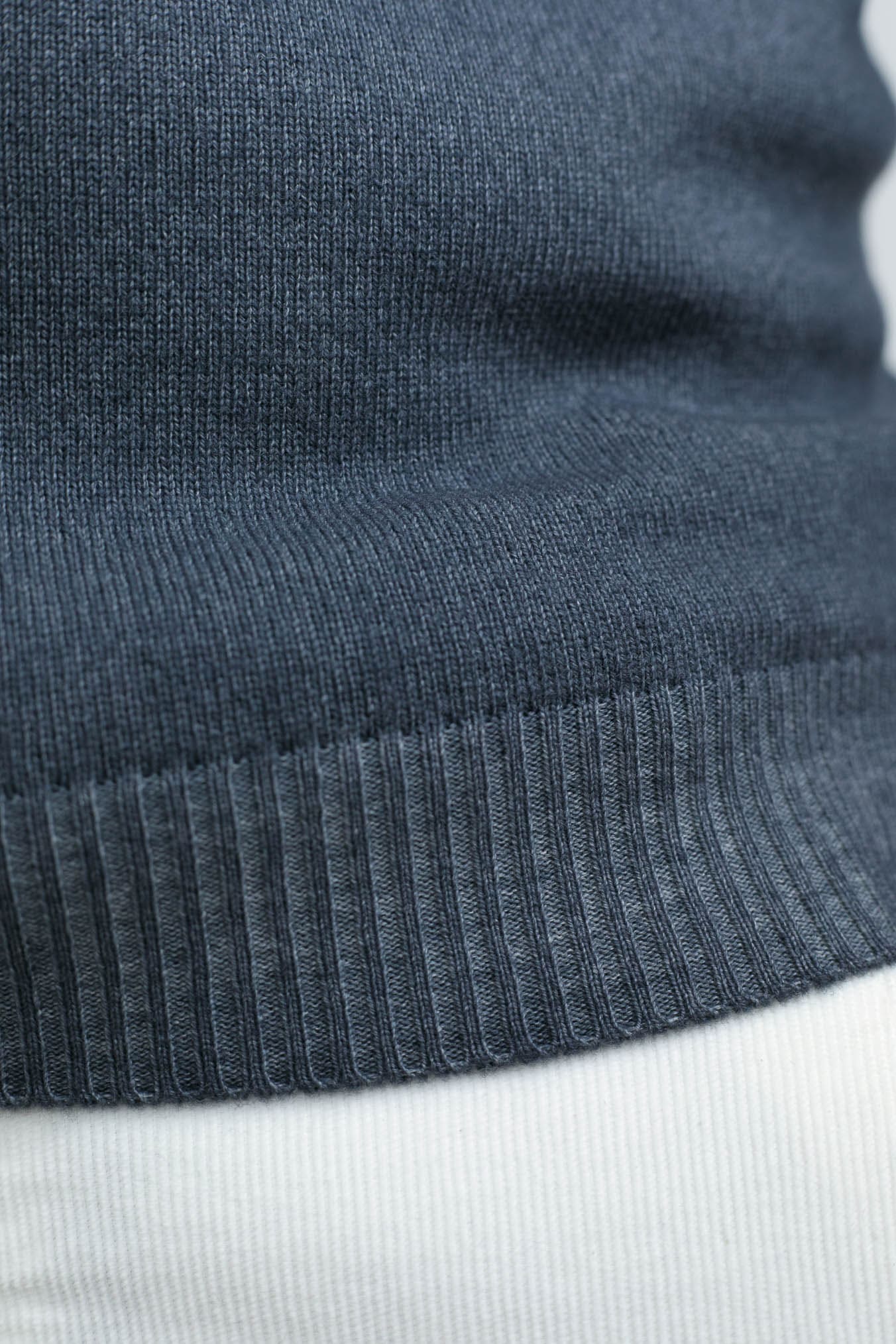 MALO Girocollo Lana Frosted Blu Petrolio