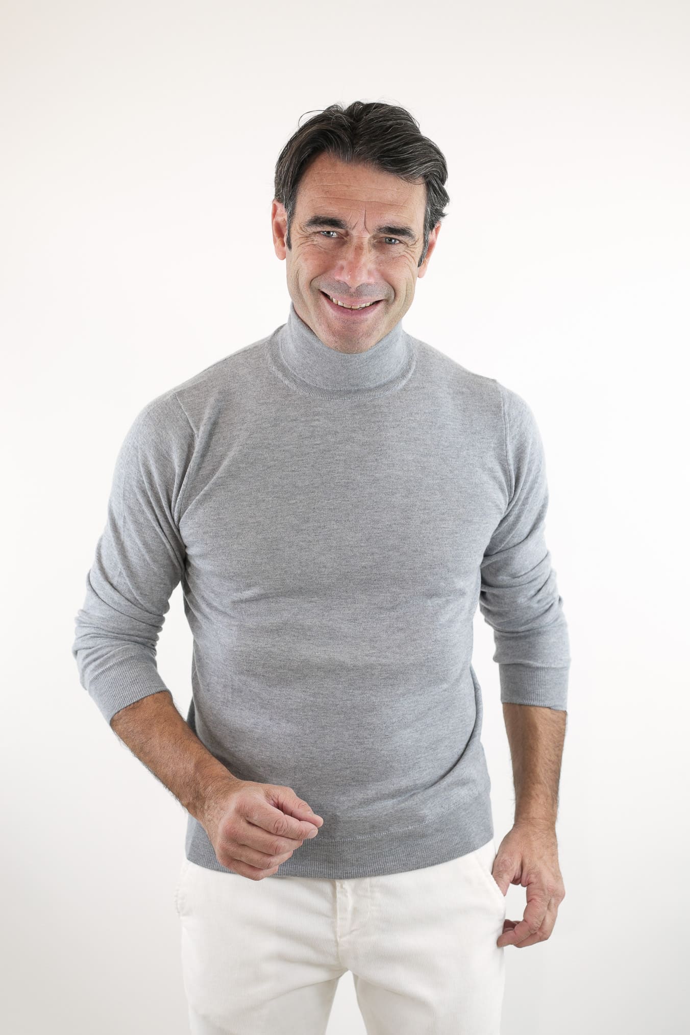 Dolcevita Cashmere Pettinato Ultralight Blu Scuro