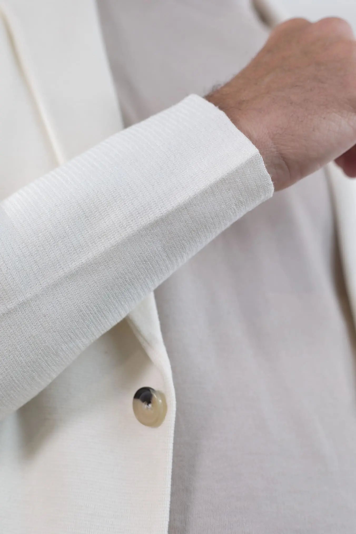 ISAIA Giacca Maglia Jersey Lana Seta Cashmere